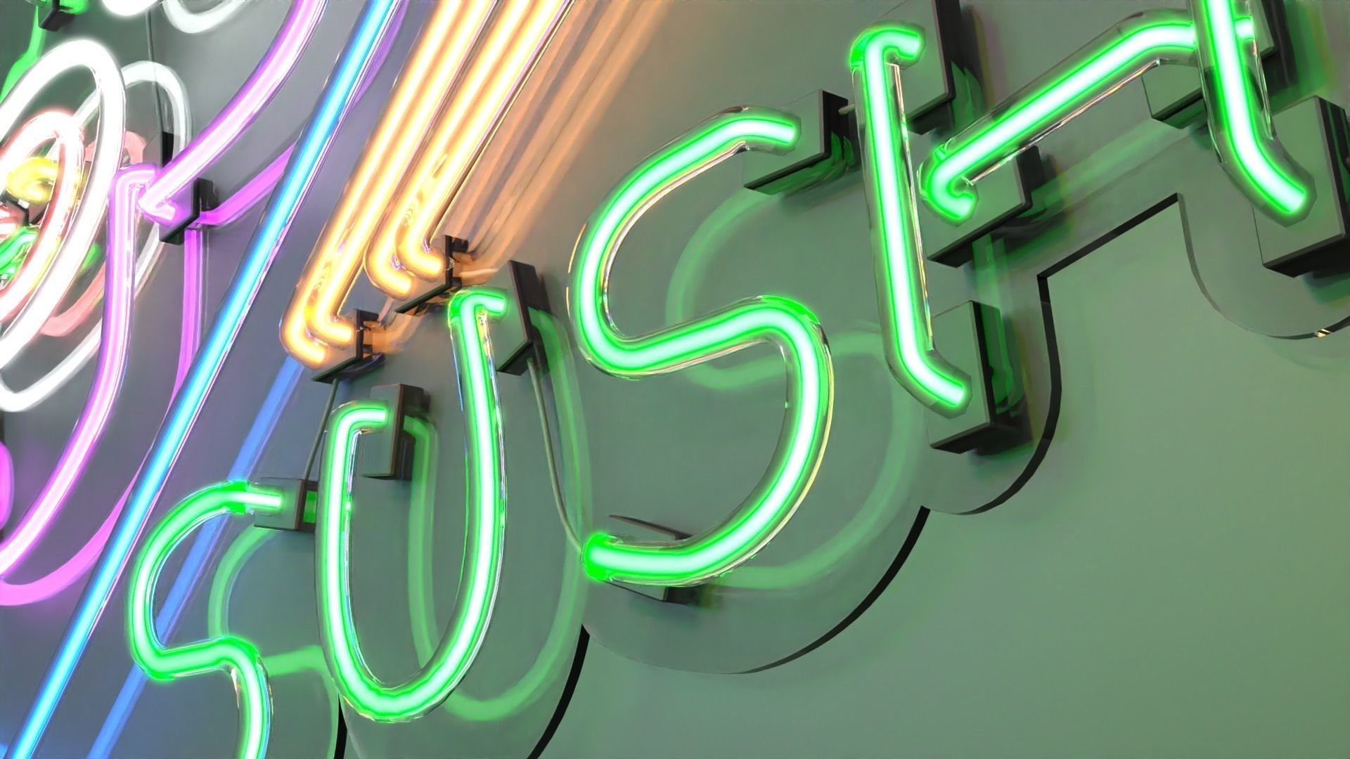 Sushi 4 - Neon Sign 3D model_2