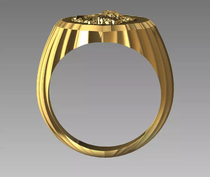 Virgen del Carmen ring 3D model_0
