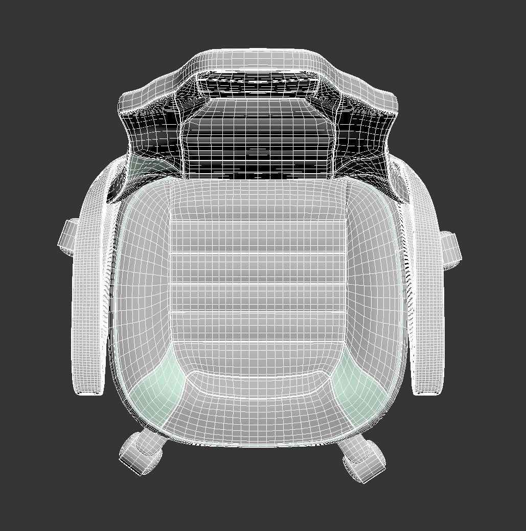 Gaming Chair 3D model_7