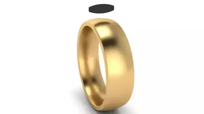 Traditional Wedding Band 5 mm Wide US SIZES