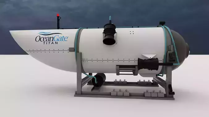 OceanGate - TITAN Submarine 3D model