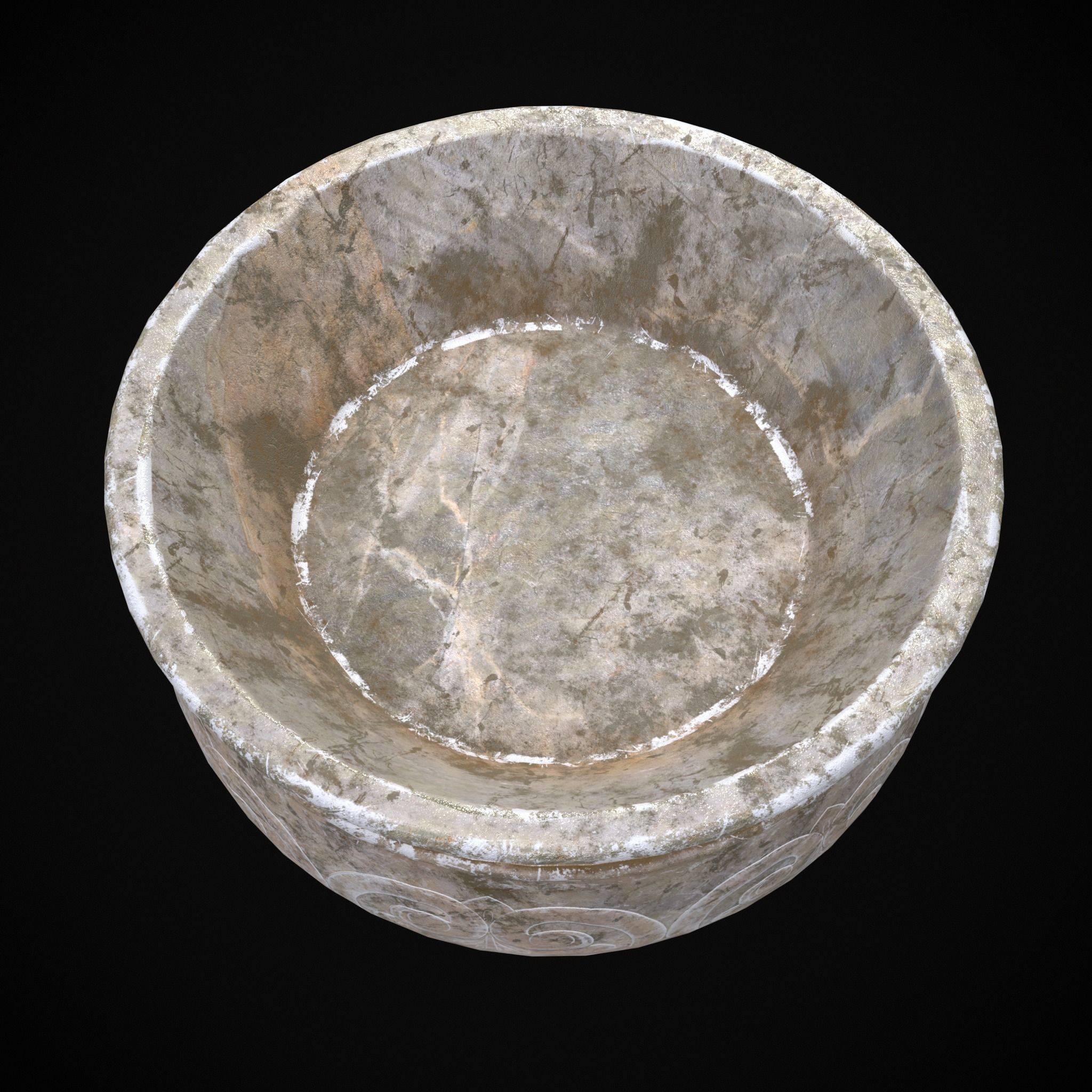 Garden Planter Variation Eight  Low-poly 3D model_5