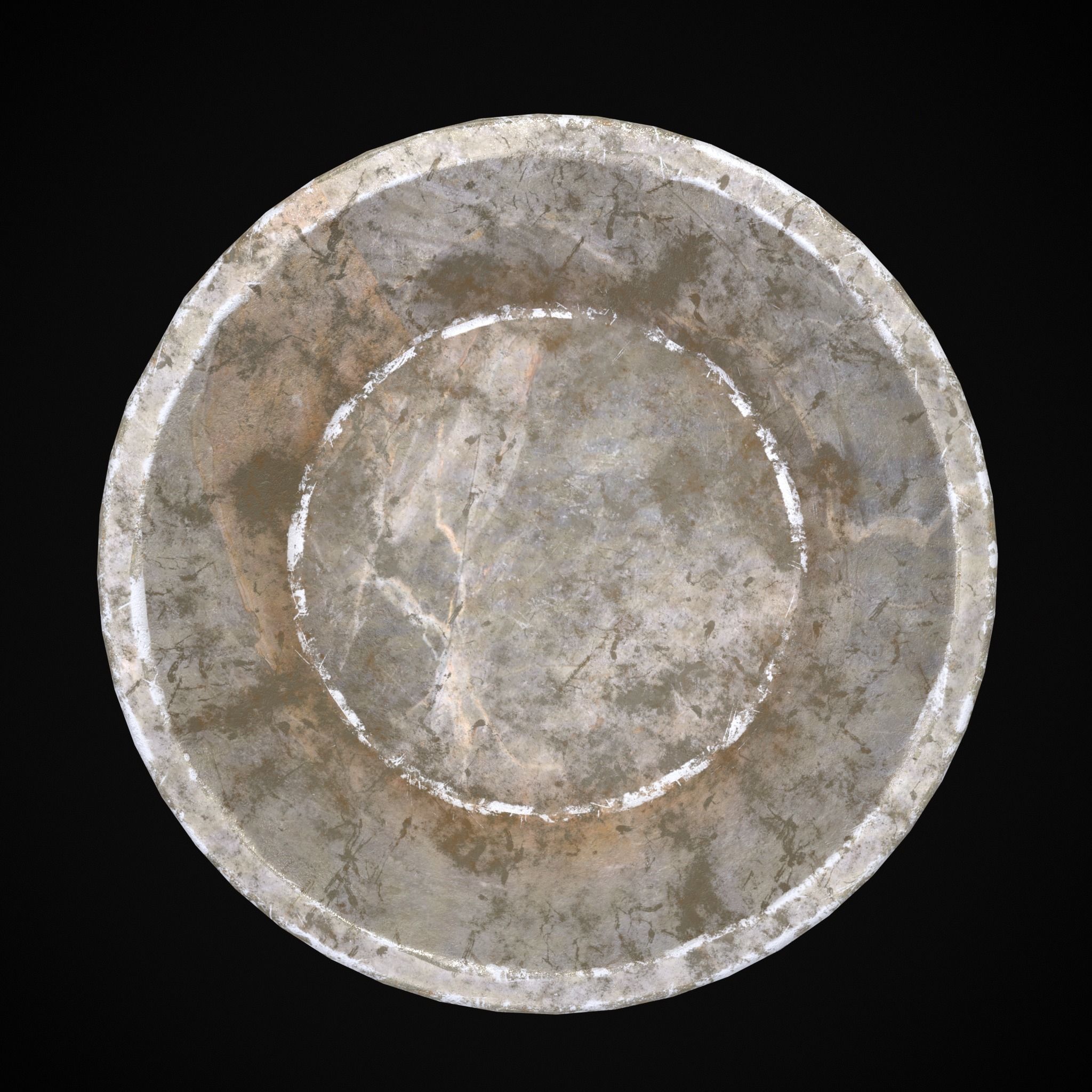 Garden Planter Variation Eight  Low-poly 3D model_7