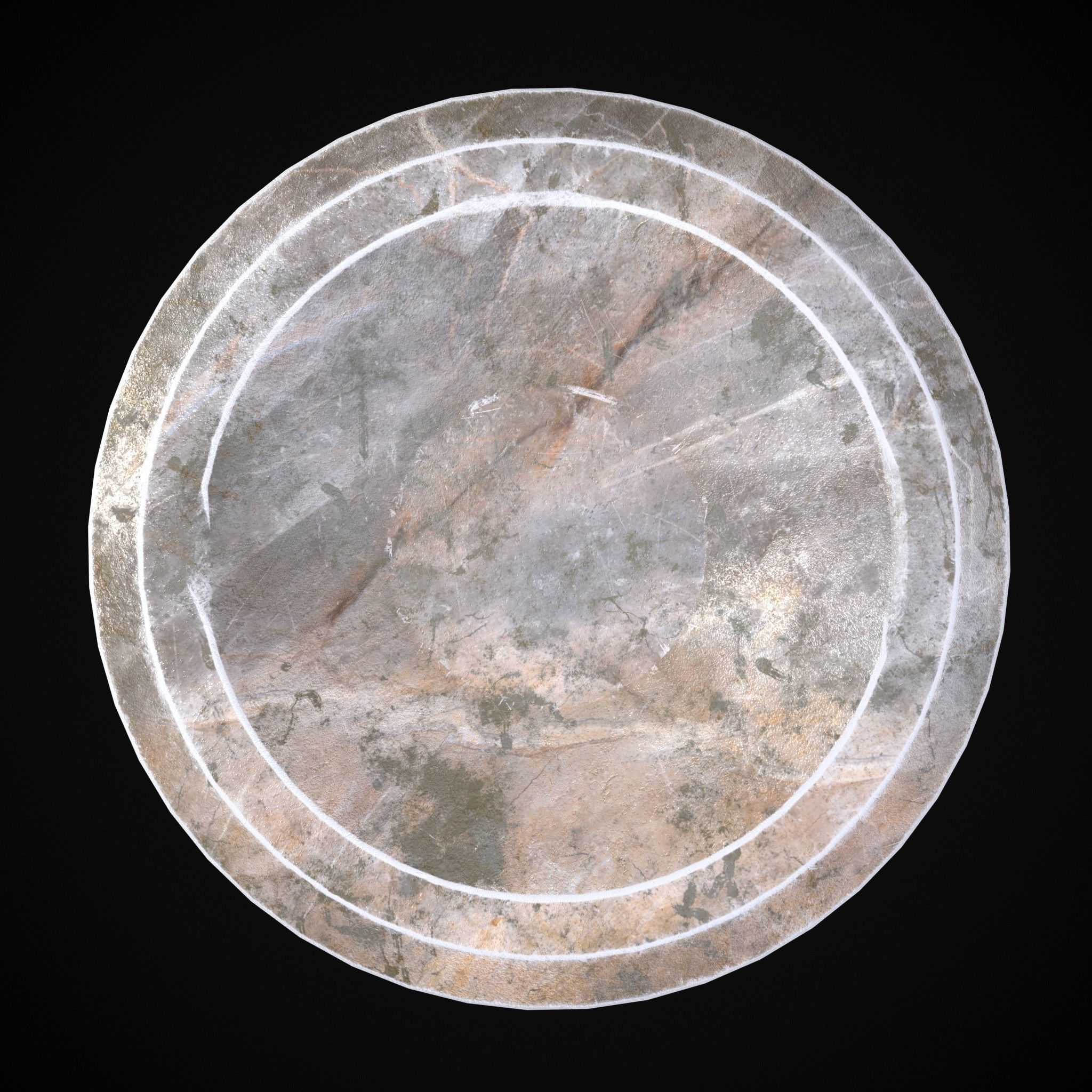 Garden Planter Variation Nine Low-poly 3D model_5