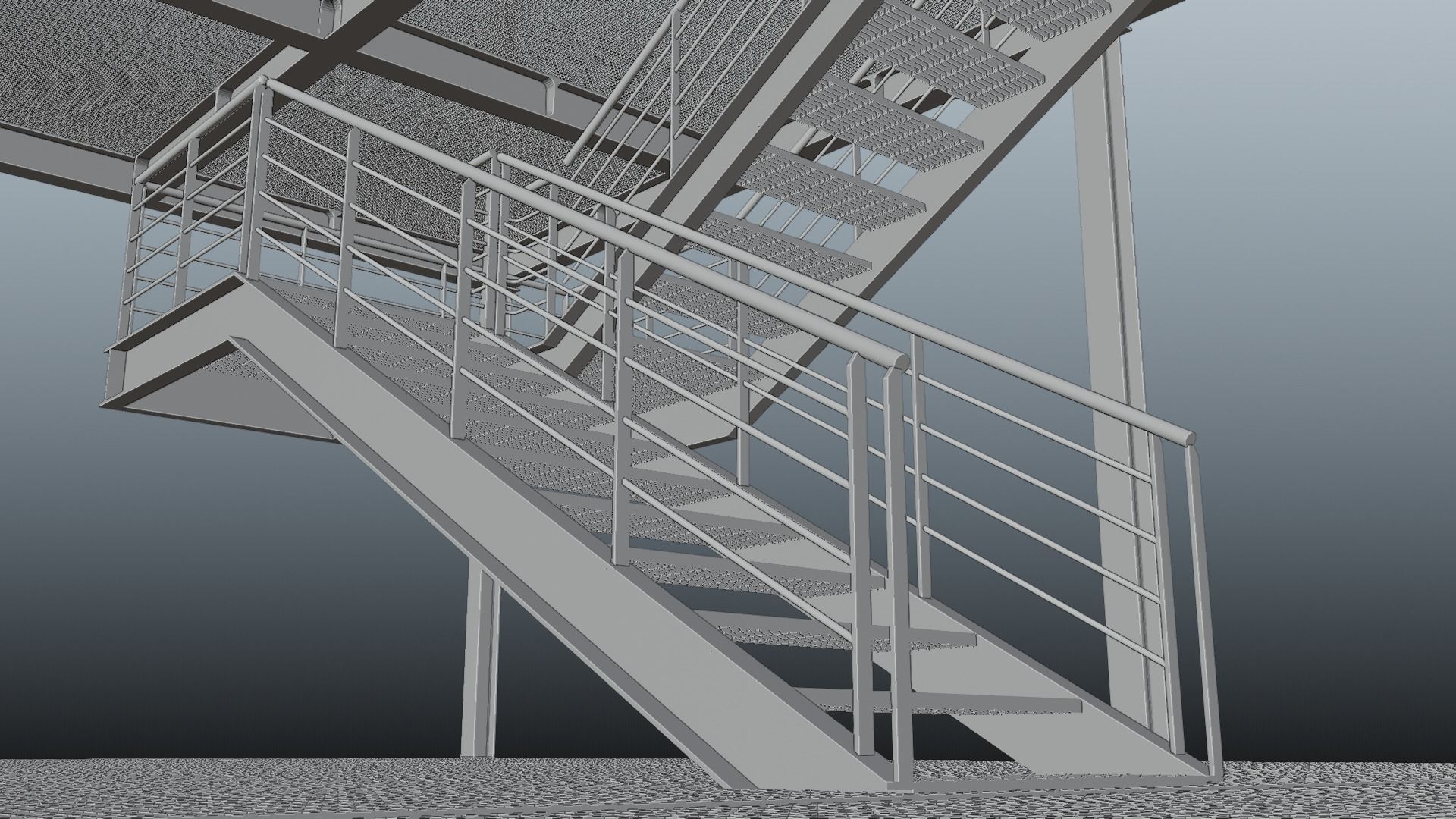 Modular  Expandable Metallic Structure 3D model_28