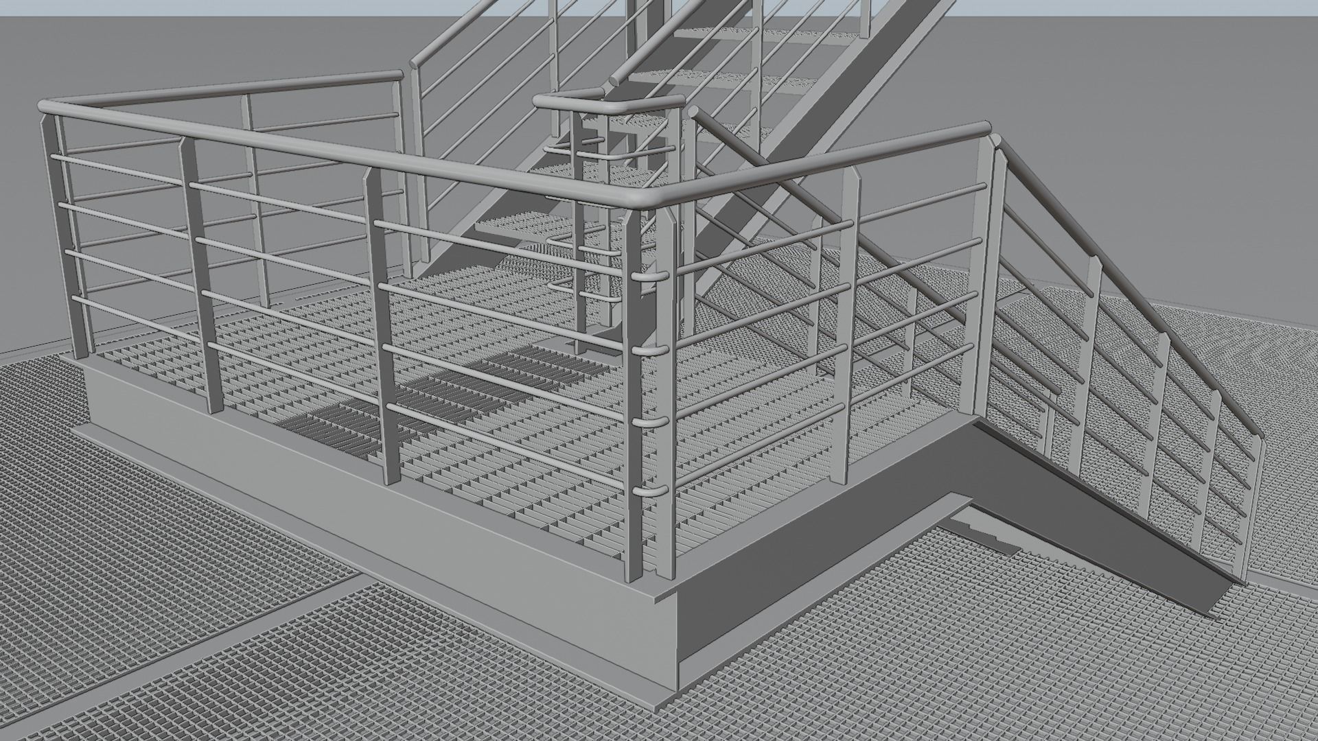 Modular  Expandable Metallic Structure 3D model_29
