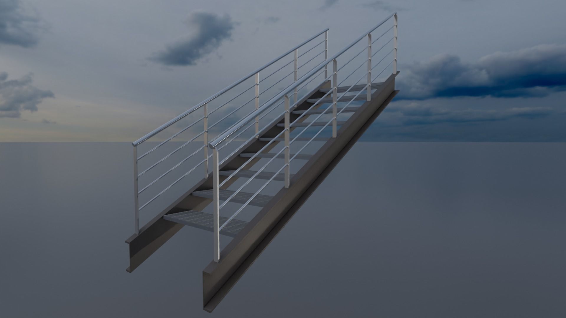 Modular  Expandable Metallic Structure 3D model_17