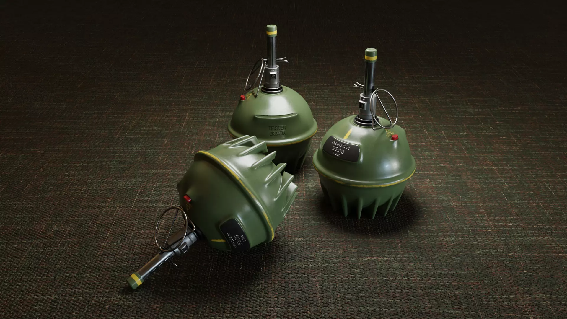 Hand Grenade 3D model