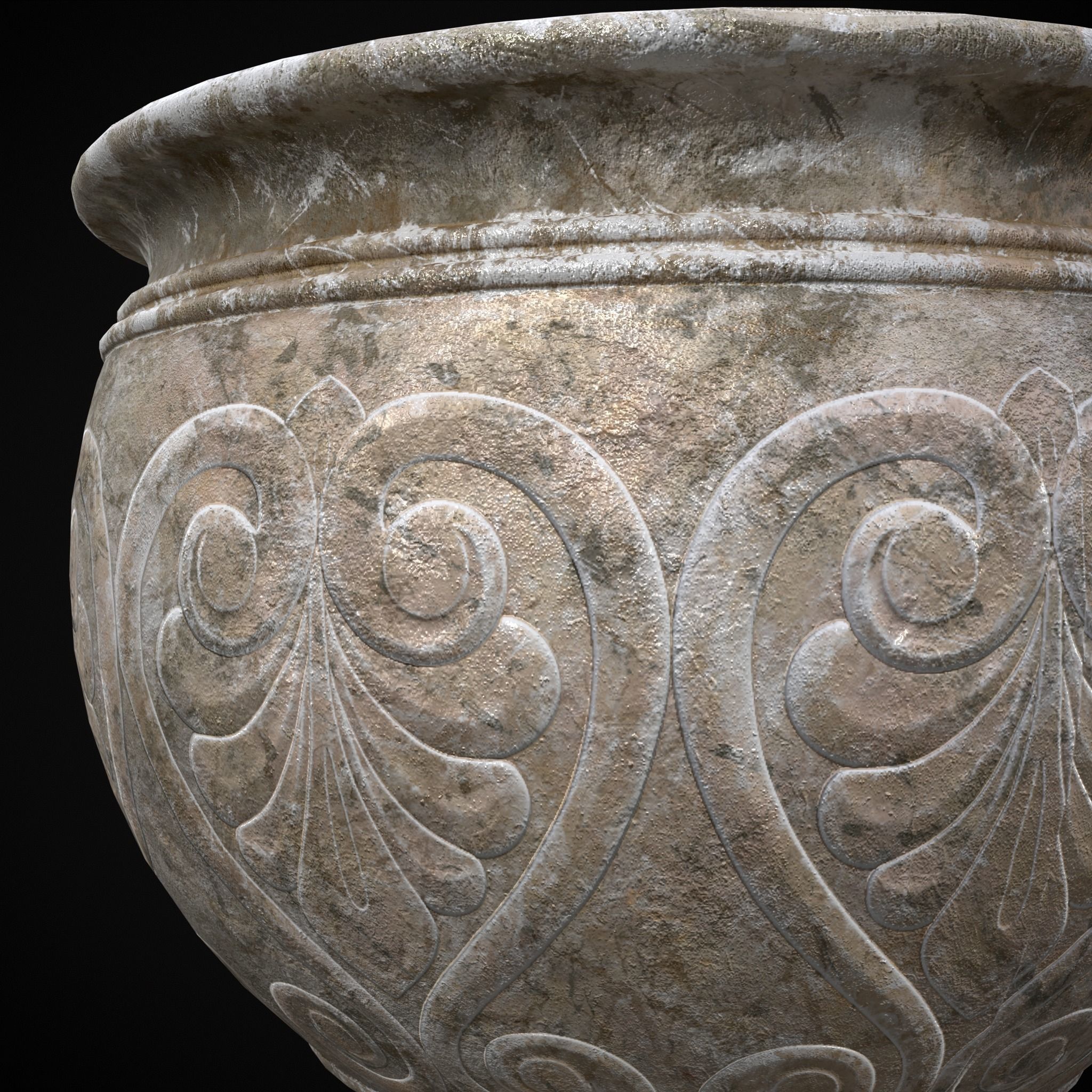 Garden Planters Pack 3D Model Collection_30