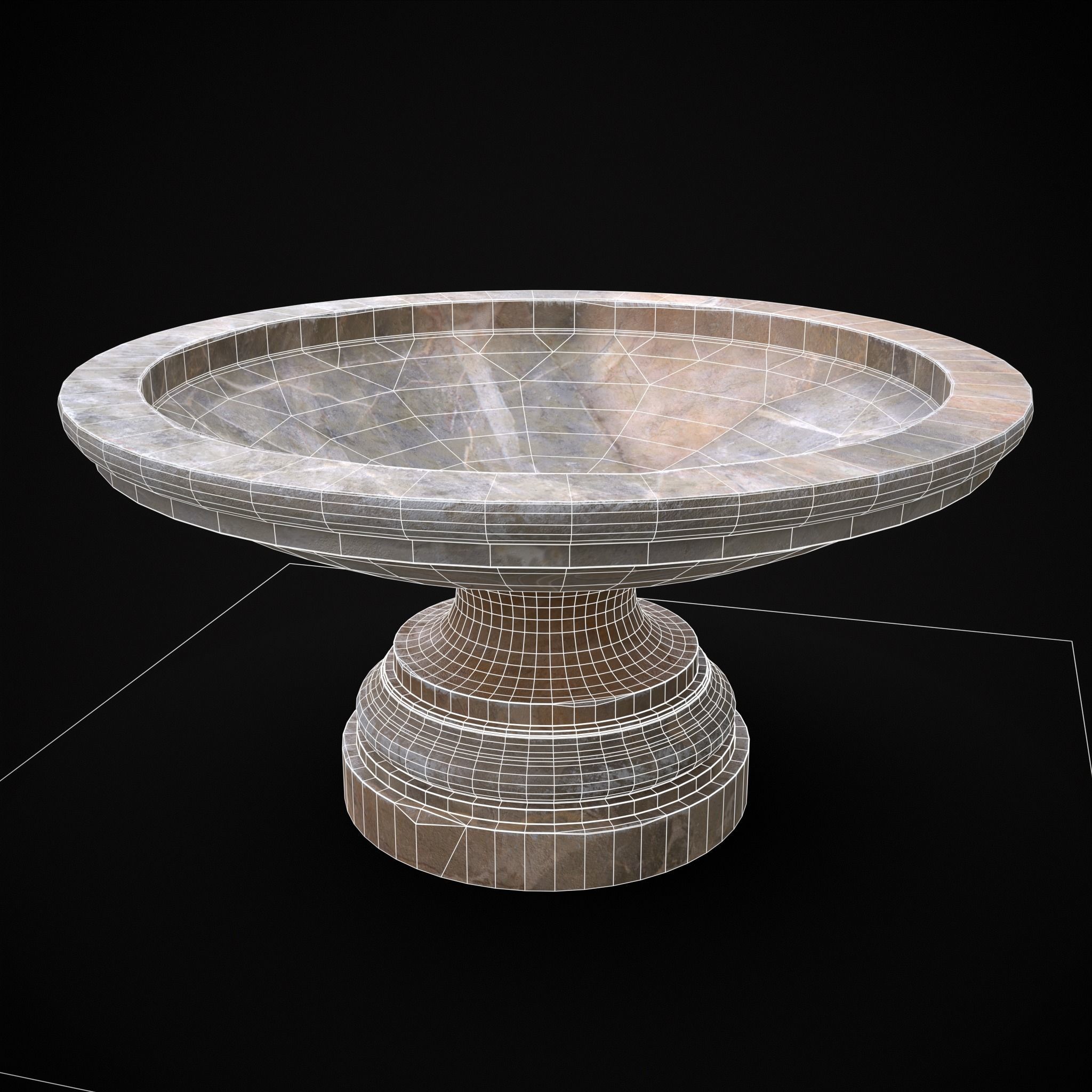 Garden Planters Pack 3D Model Collection_36