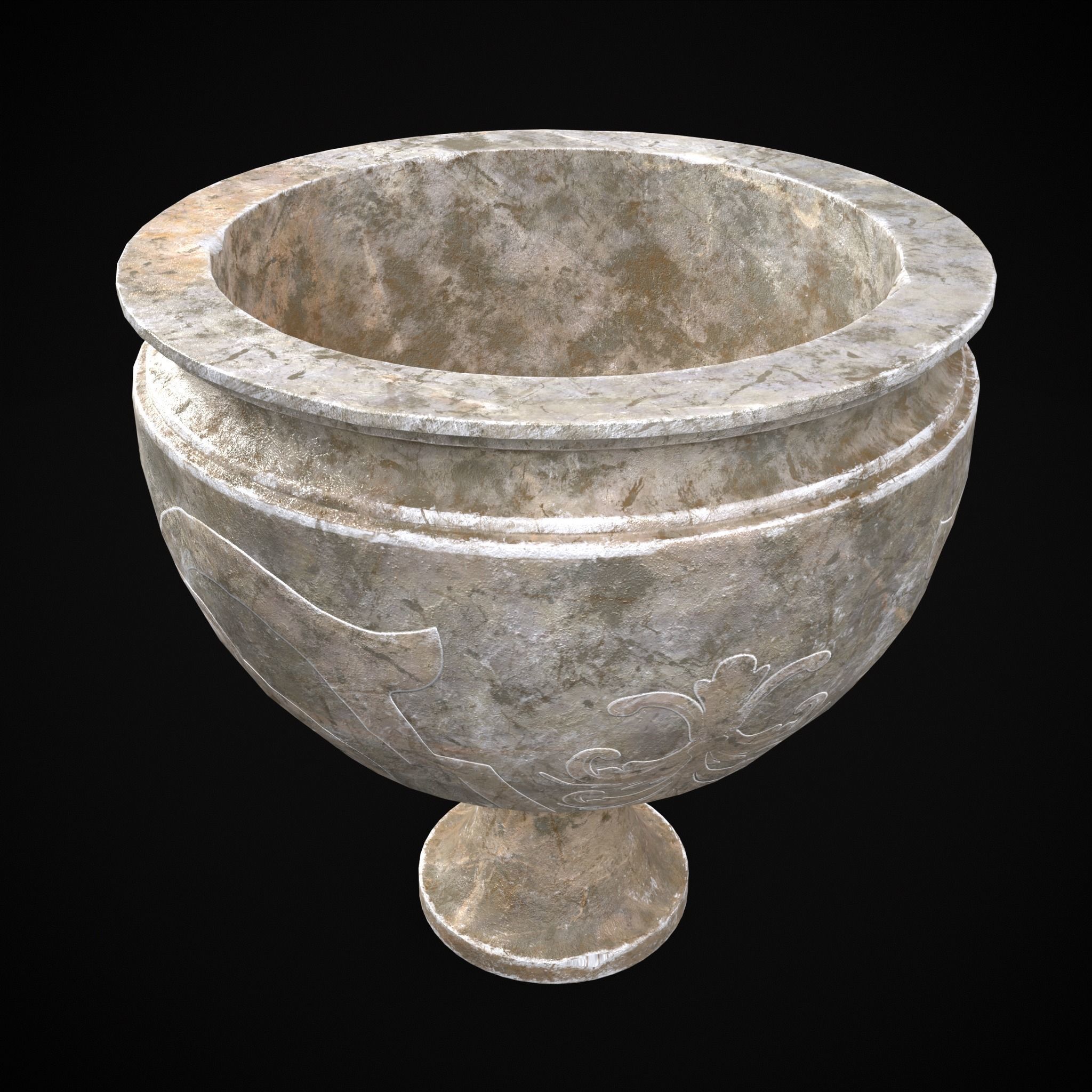 Garden Planters Pack 3D Model Collection_56