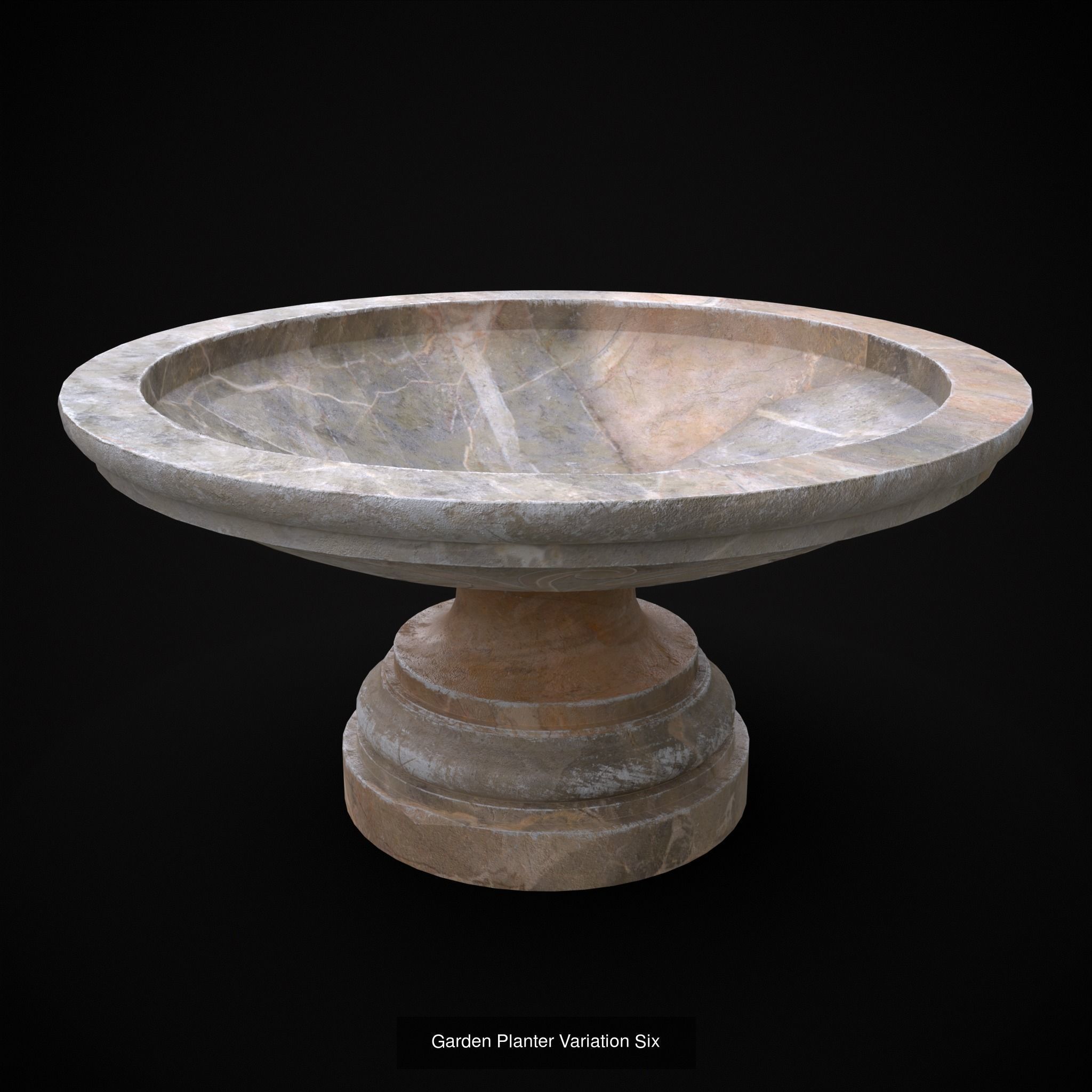 Garden Planters Pack 3D Model Collection_22