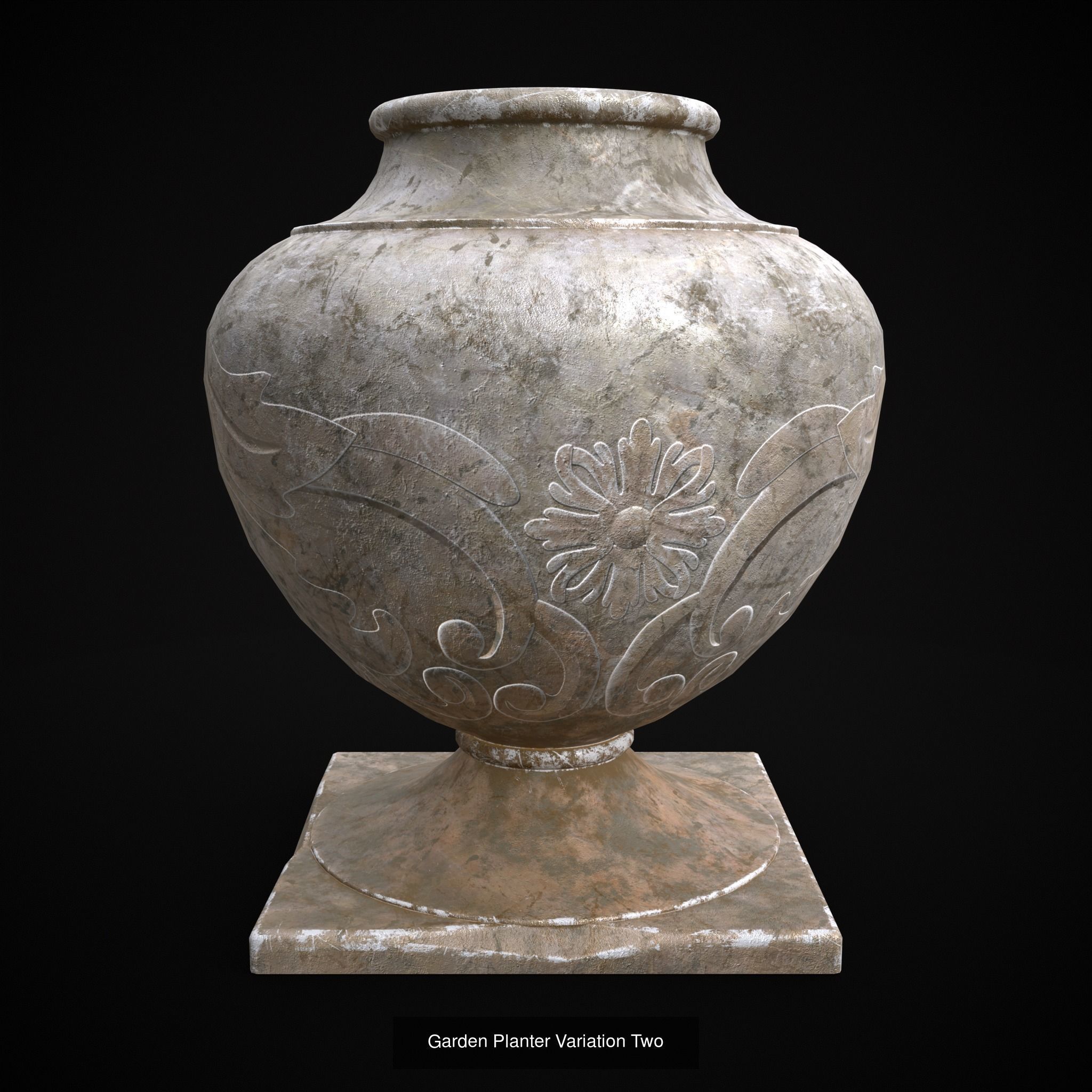 Garden Planters Pack 3D Model Collection_18