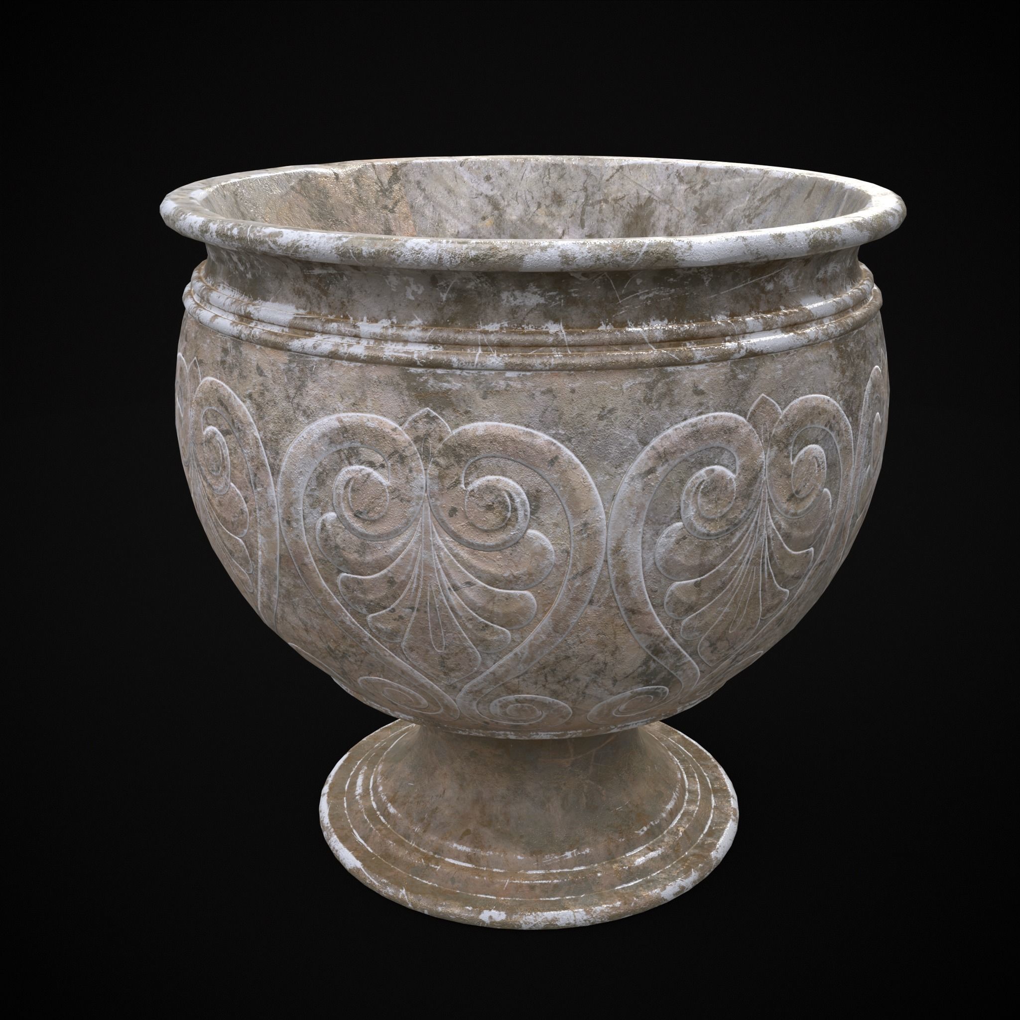 Garden Planters Pack 3D Model Collection_28