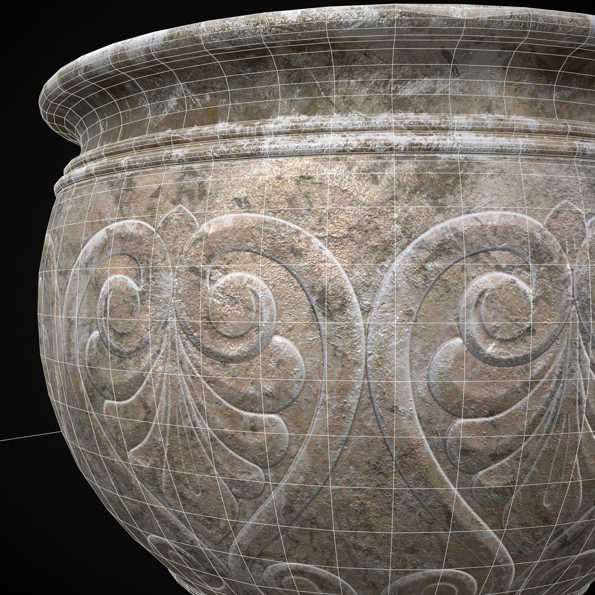 Garden Planters Pack 3D Model Collection_31