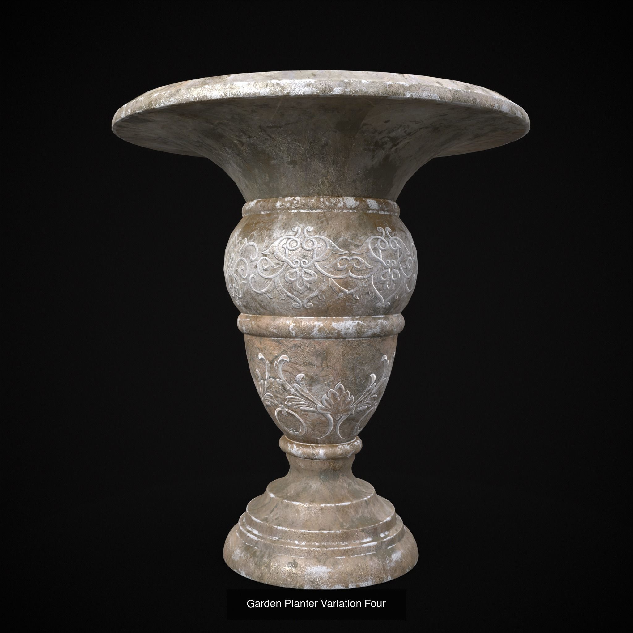 Garden Planters Pack 3D Model Collection_20