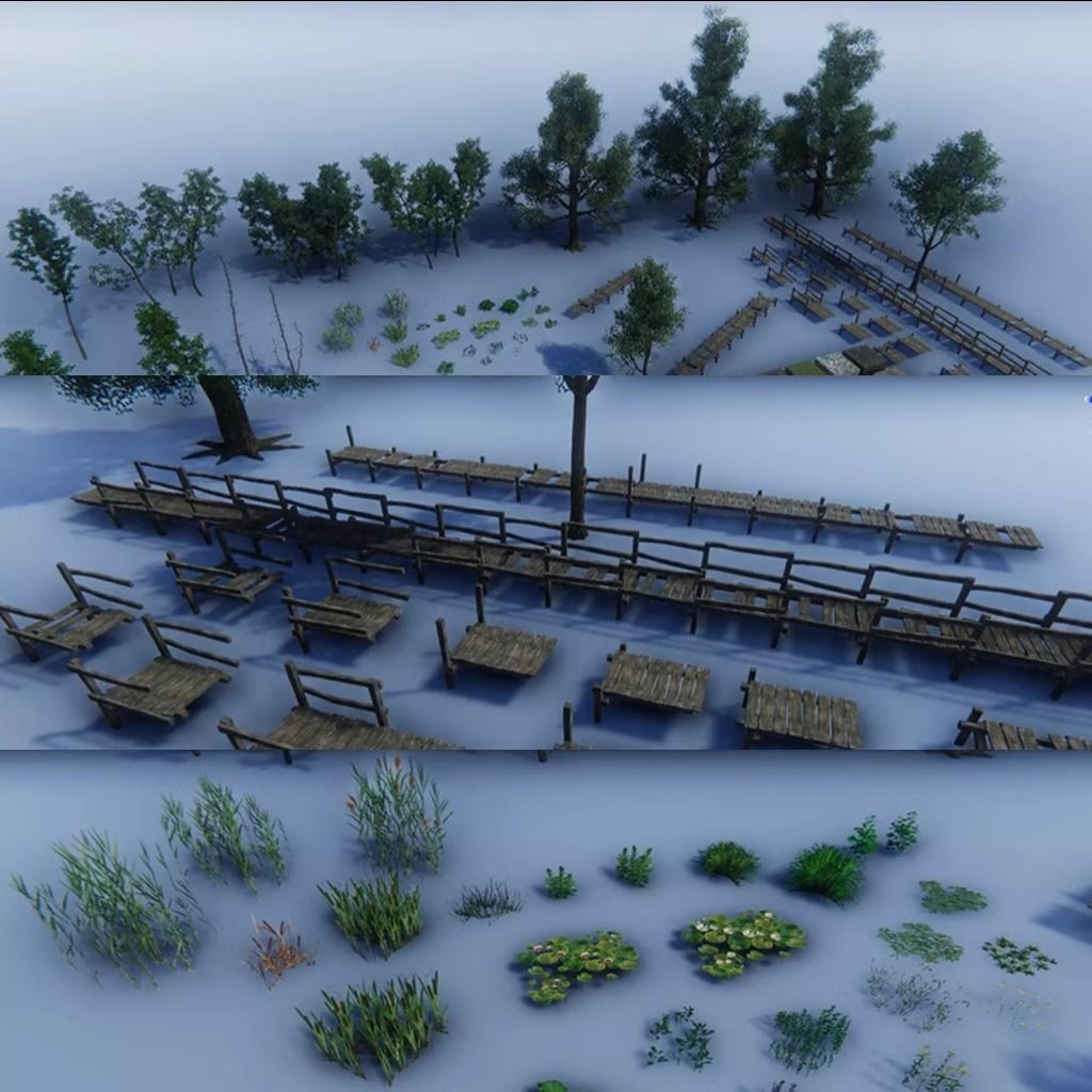 arbores Low-poly 3D model_1