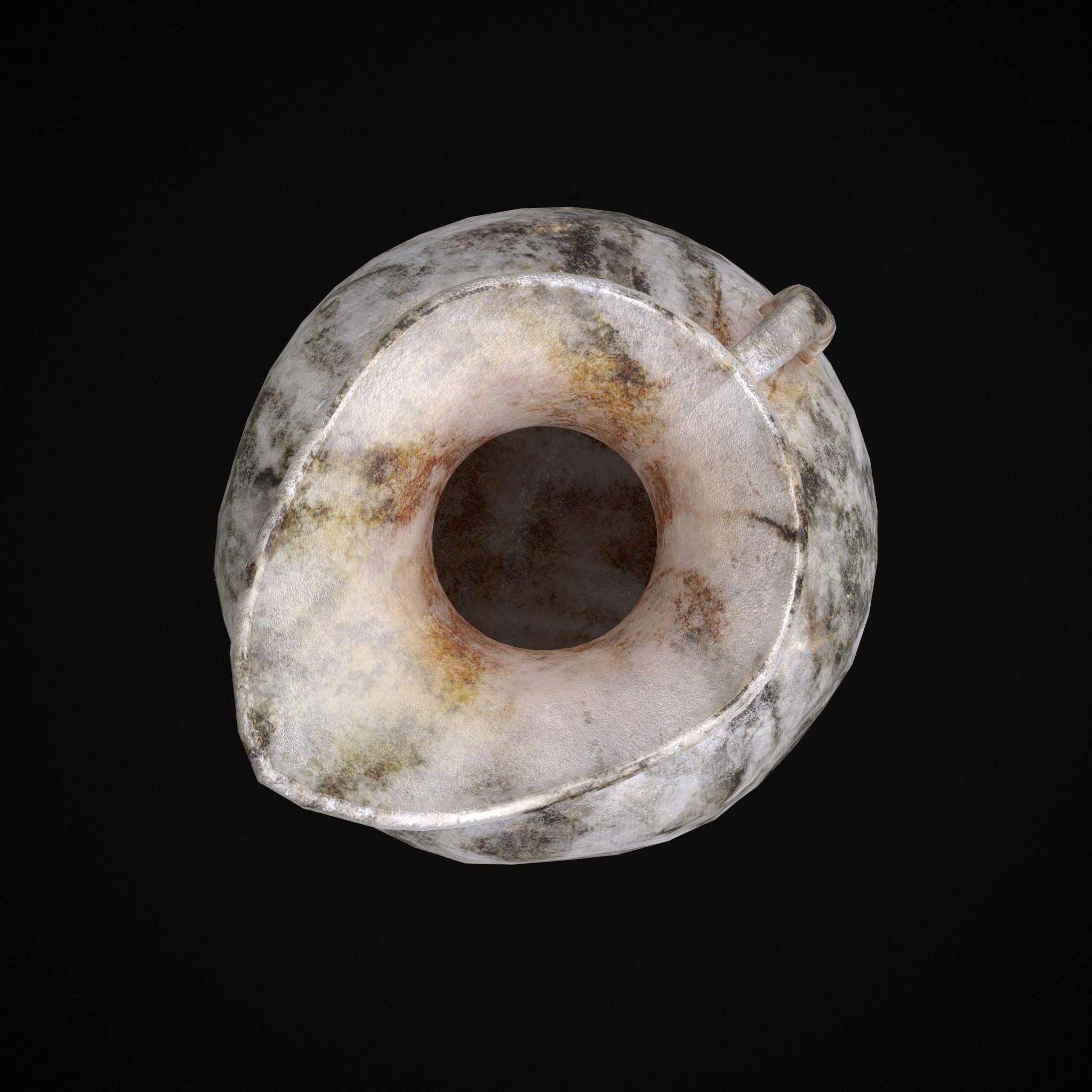 Small Marble Pitcher  Low-poly 3D model_7