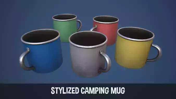 Stylized Camping Mug