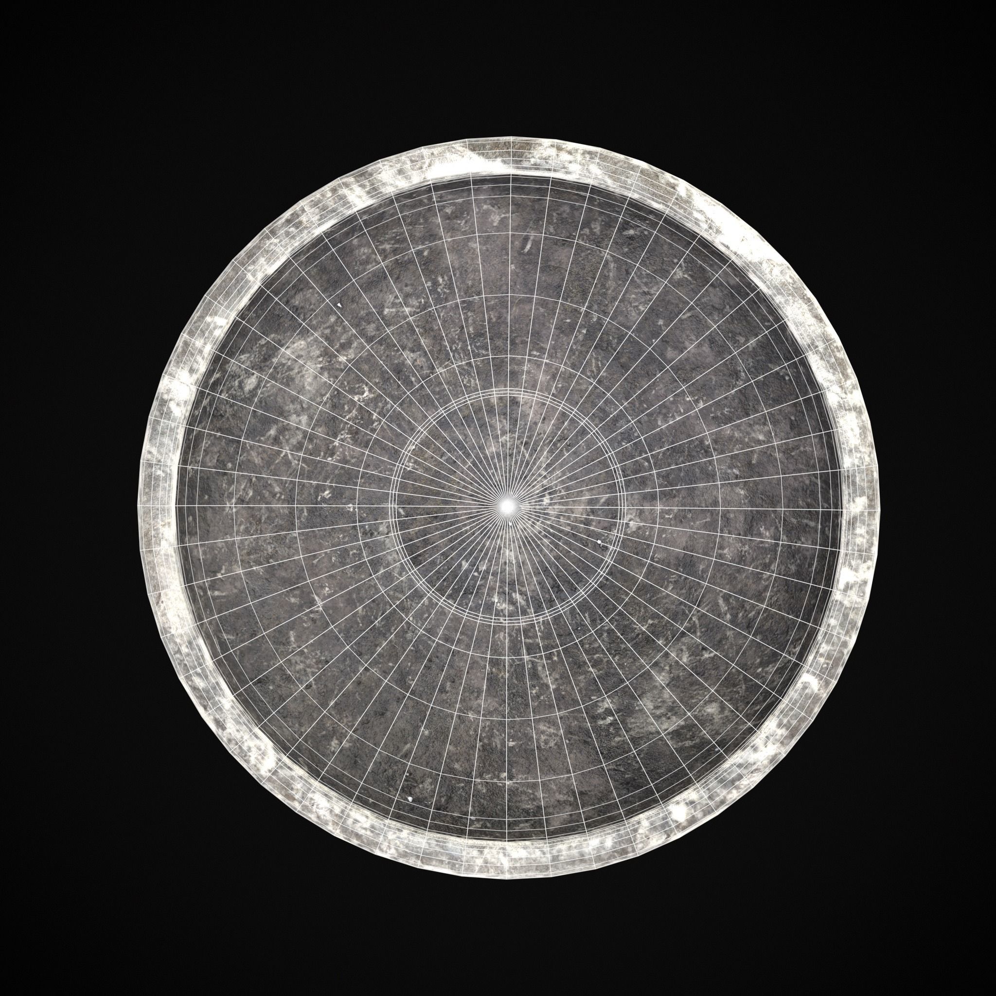 Large Garden Decoration Low-poly 3D model_8