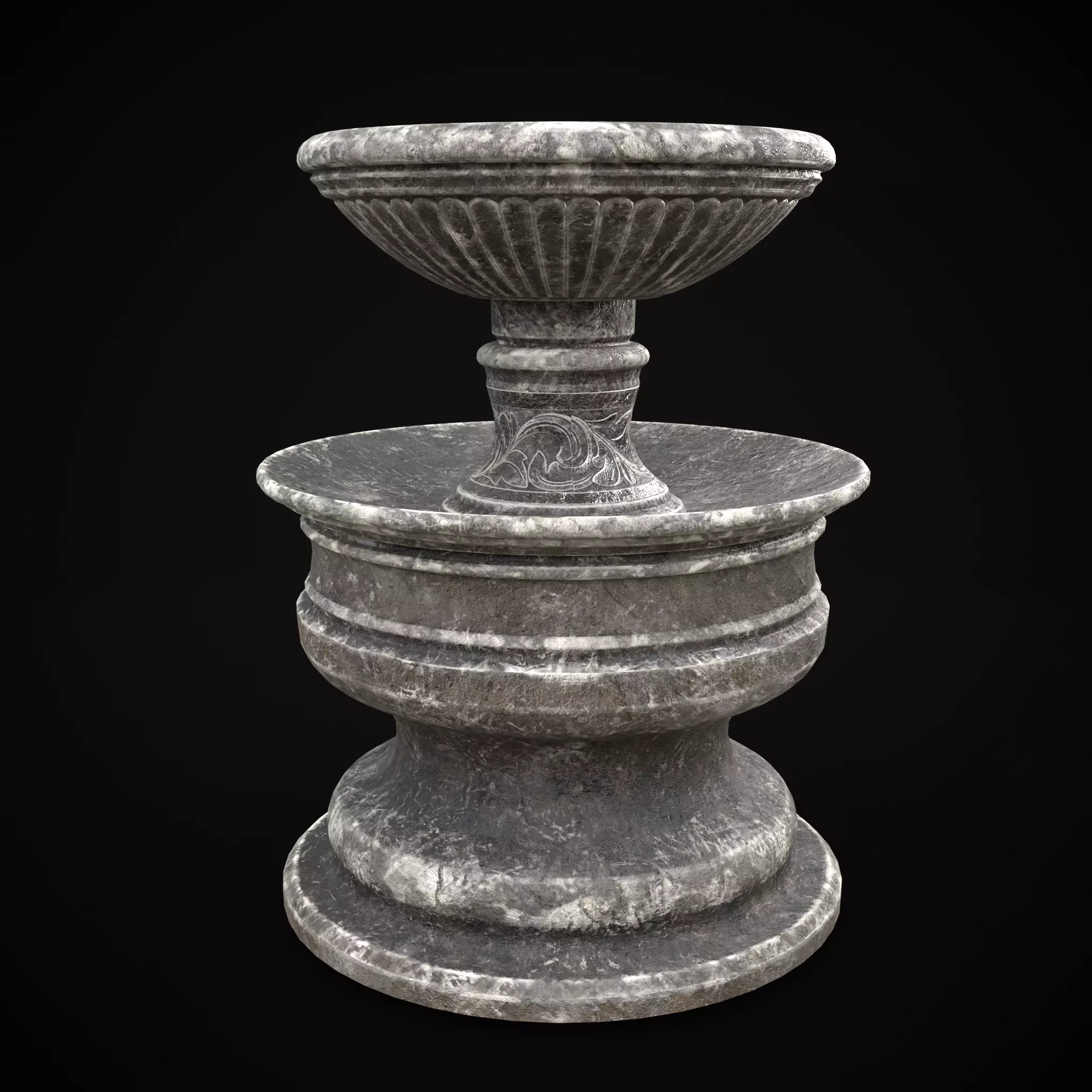 Large Garden Decoration Low-poly 3D model_0