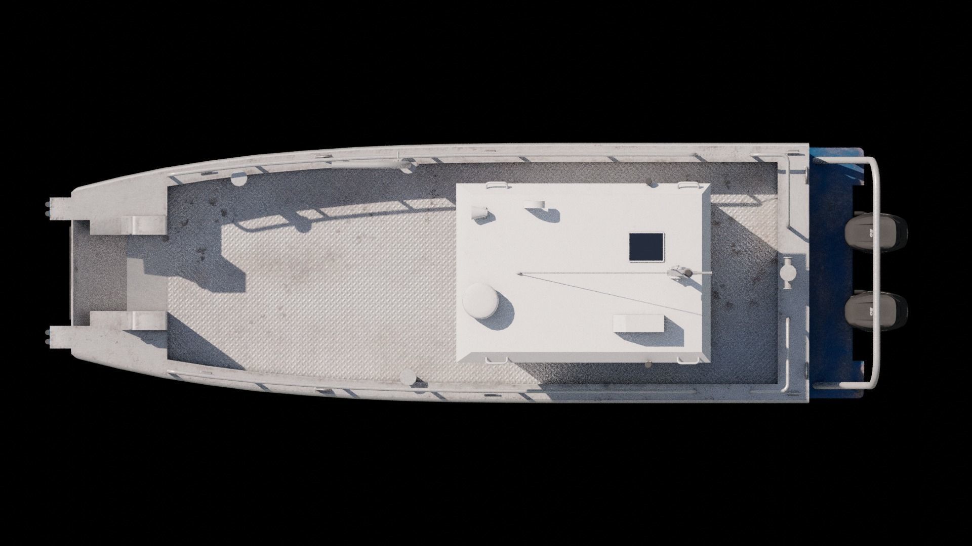 Pollution Response Vessel Low-poly 3D model_5