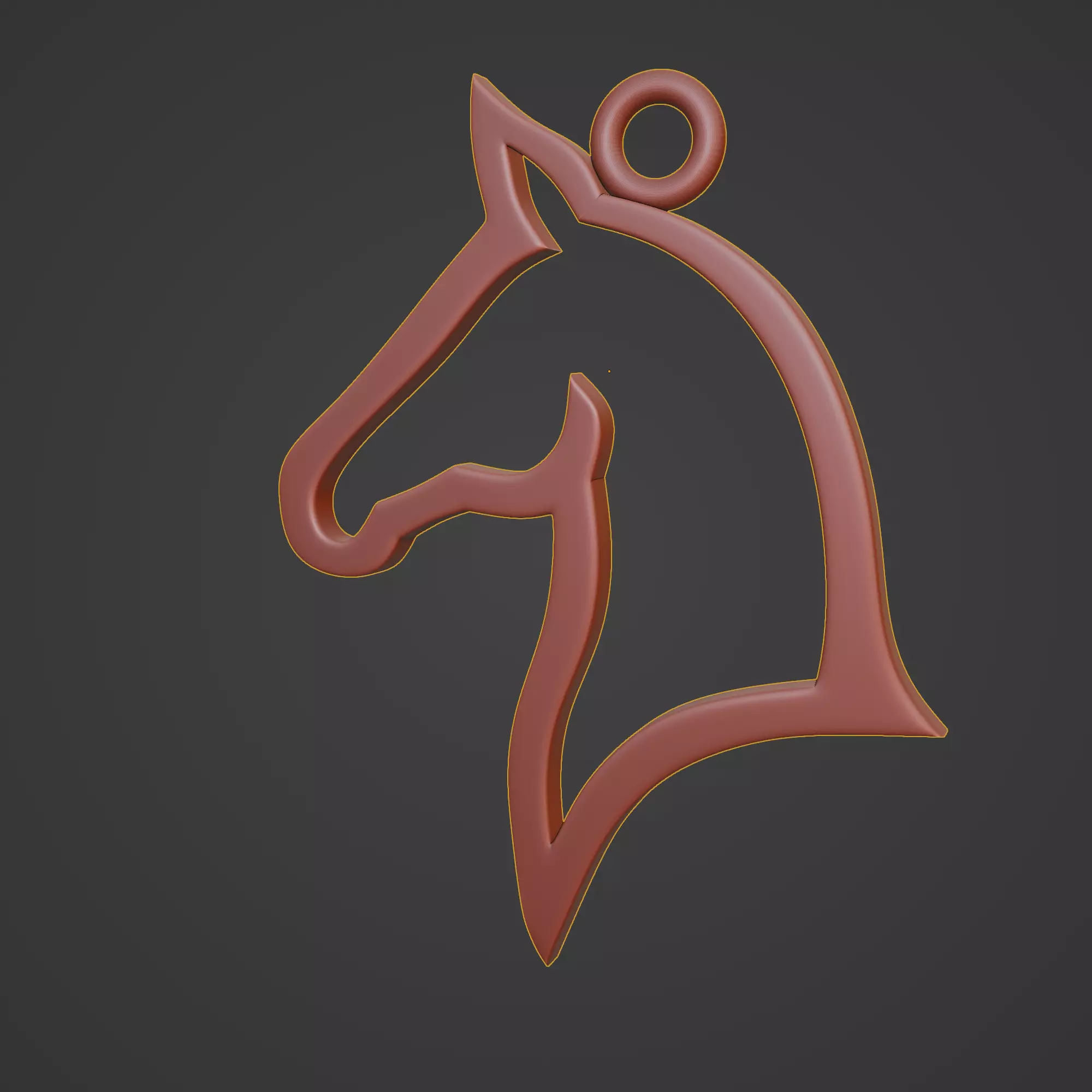 Dije de caballo Free 3D print model