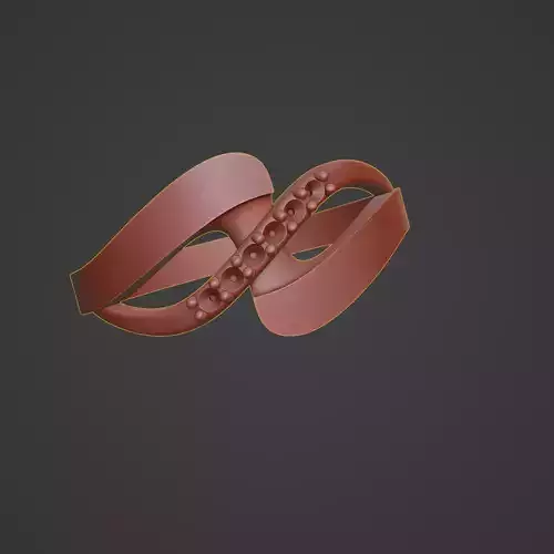 Solitario forma de X 3D print model