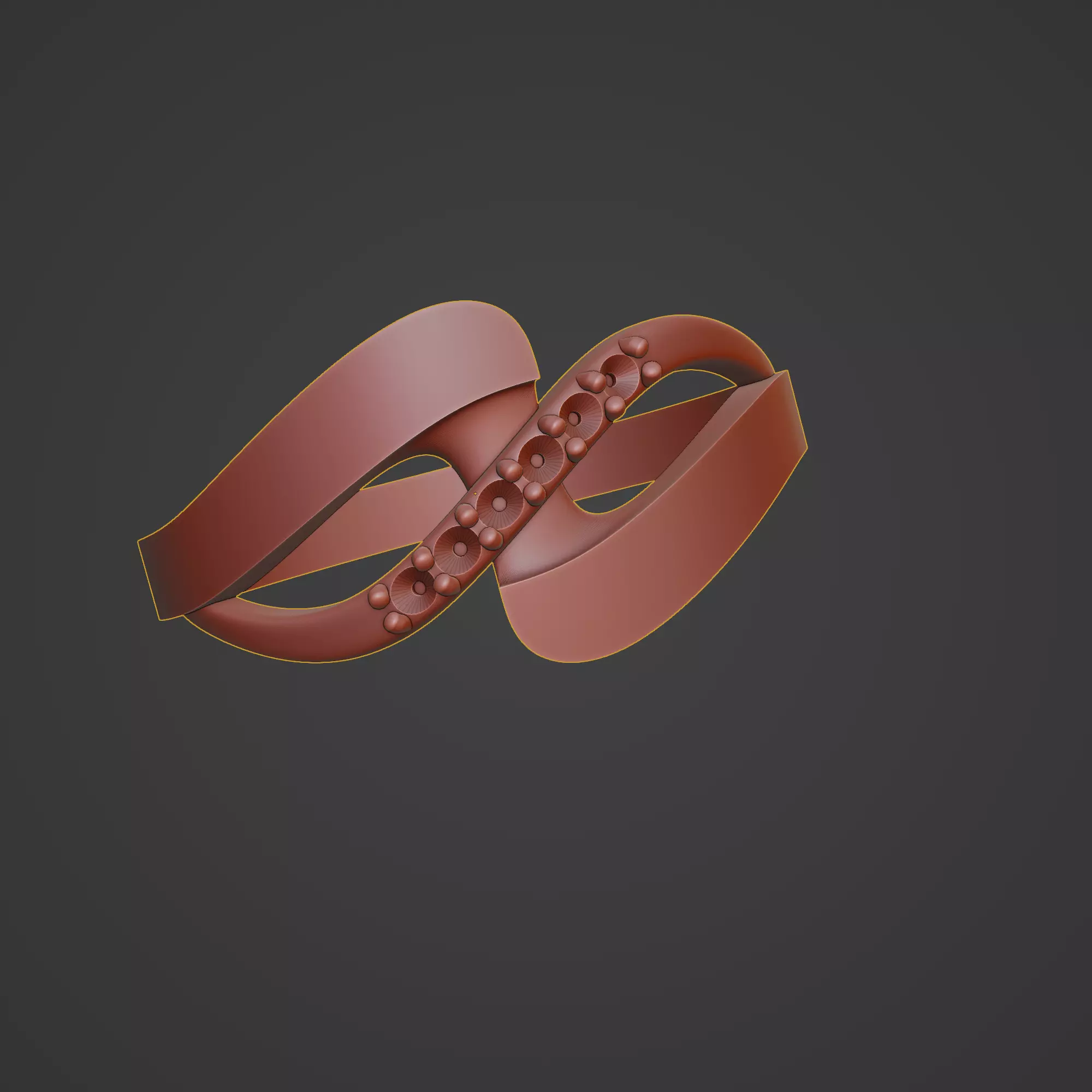 Solitario forma de X 3D print model