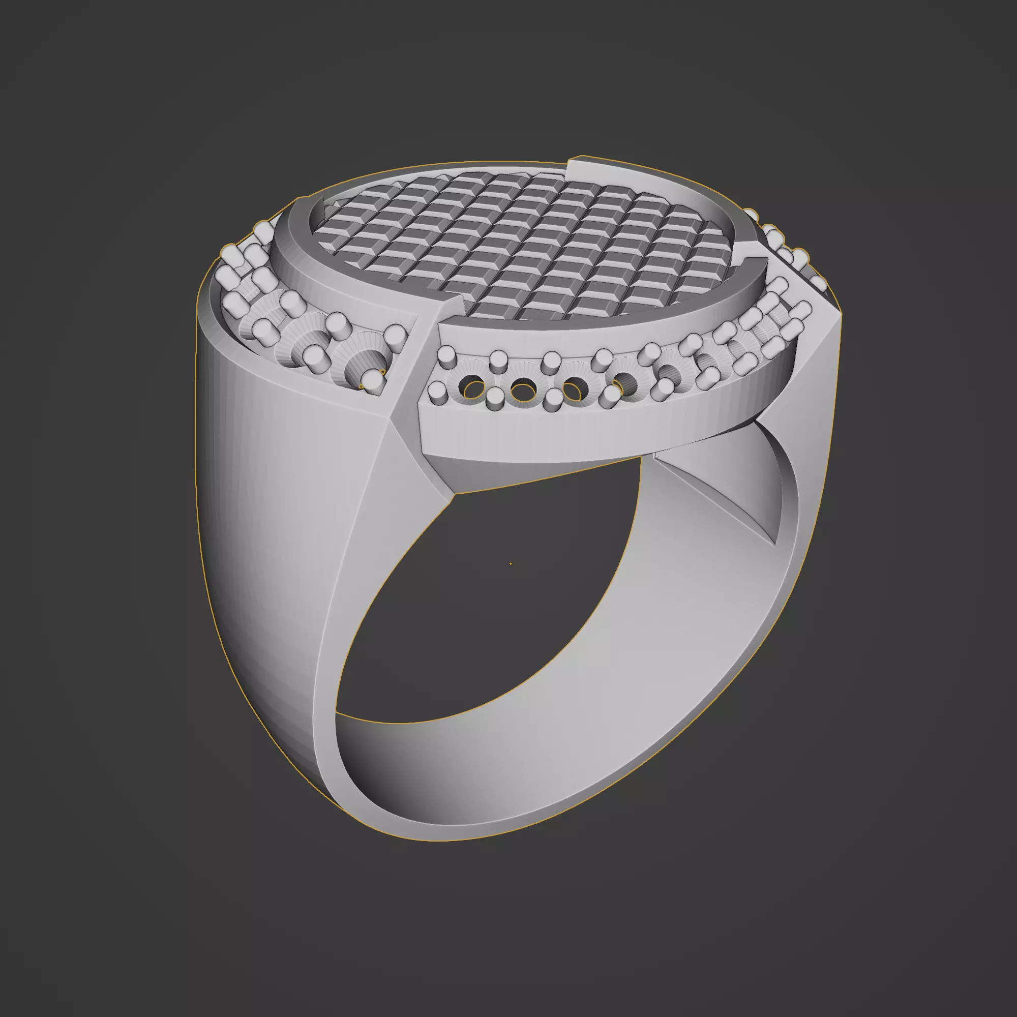 Anillo sello 3D print model