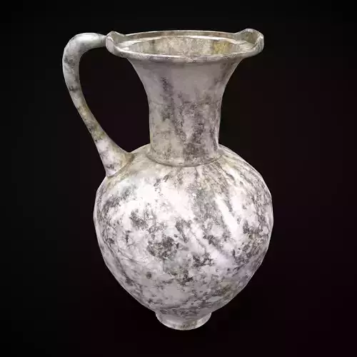 Marble Pitcher Low-poly 3D model