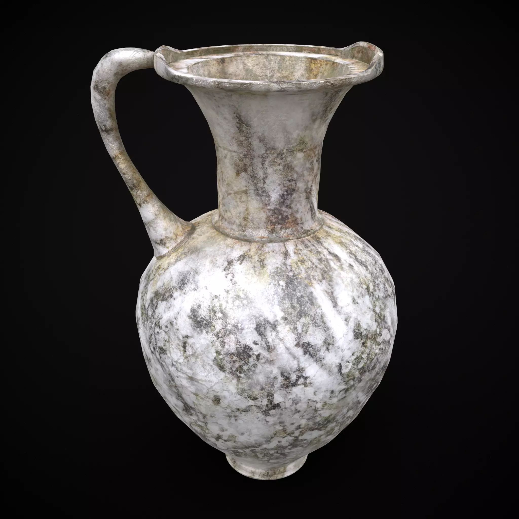 Marble Pitcher Low-poly 3D model
