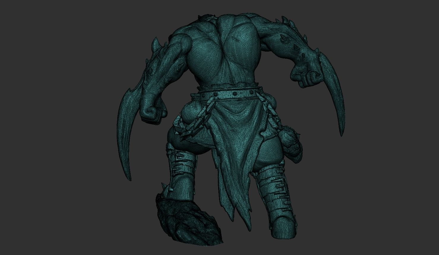 Goreclaw Raiders - Impaler 3D print model_12