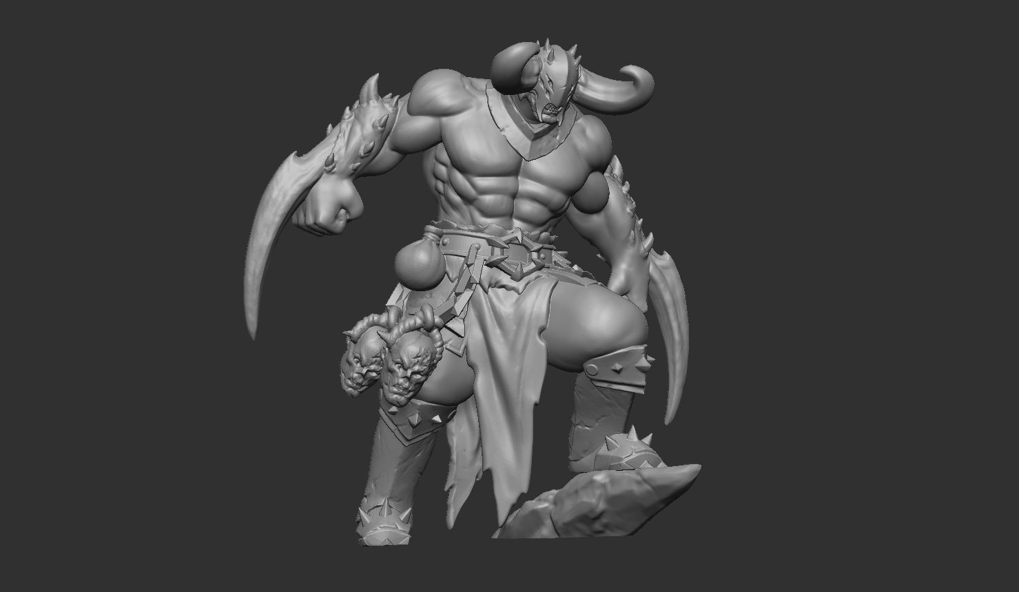 Goreclaw Raiders - Impaler 3D print model_2
