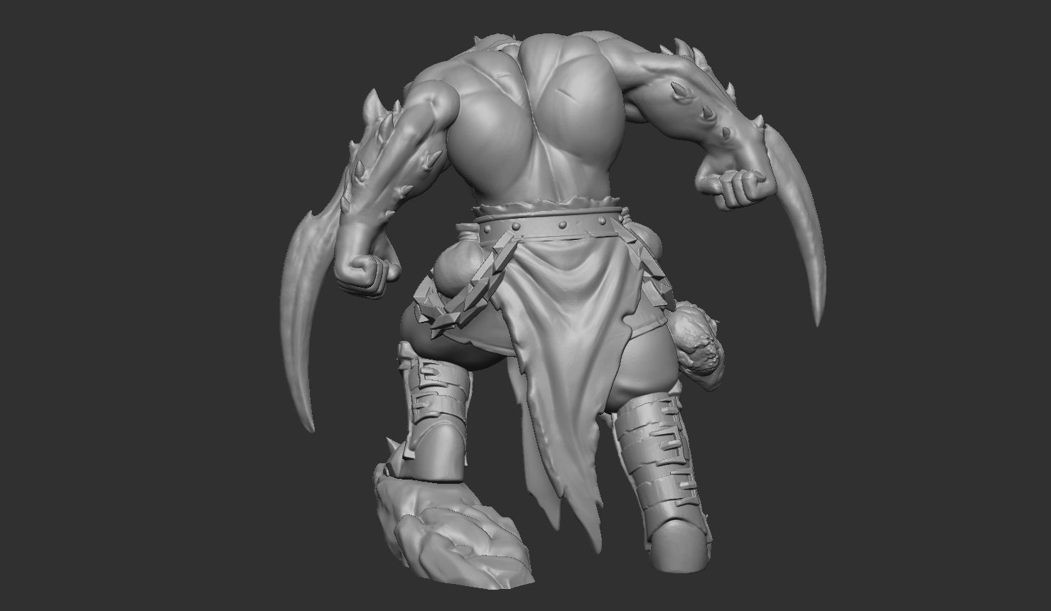 Goreclaw Raiders - Impaler 3D print model_11