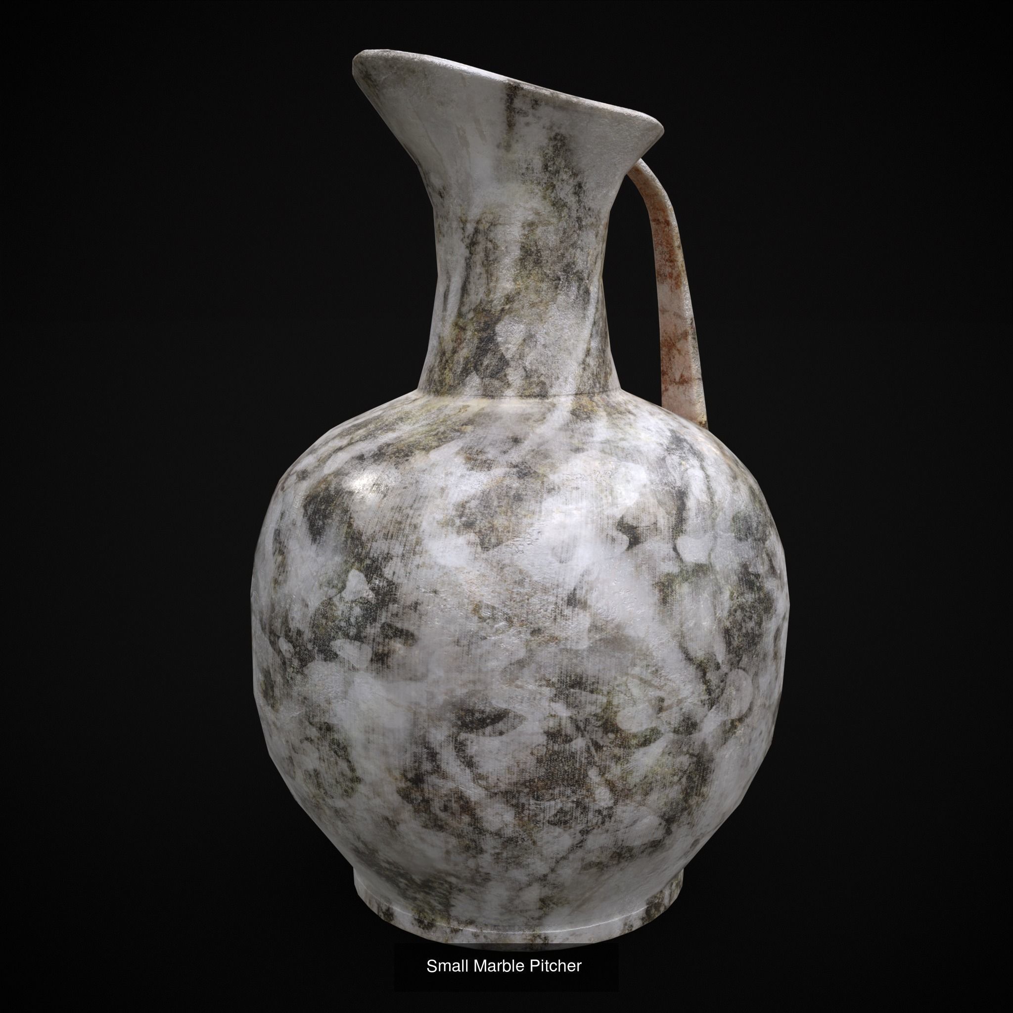 Marble Pitchers 3D Model Collection_5