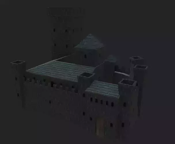 Medieval Castle 3D model