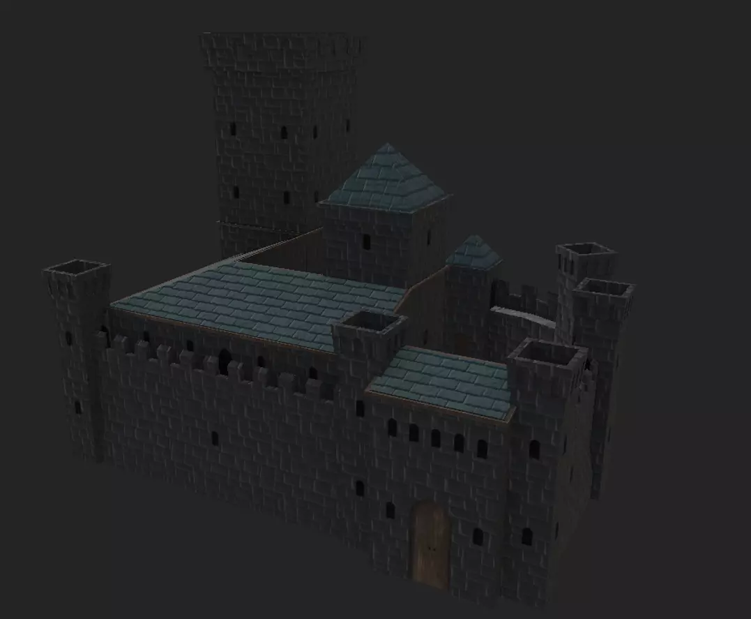 Medieval Castle 3D model
