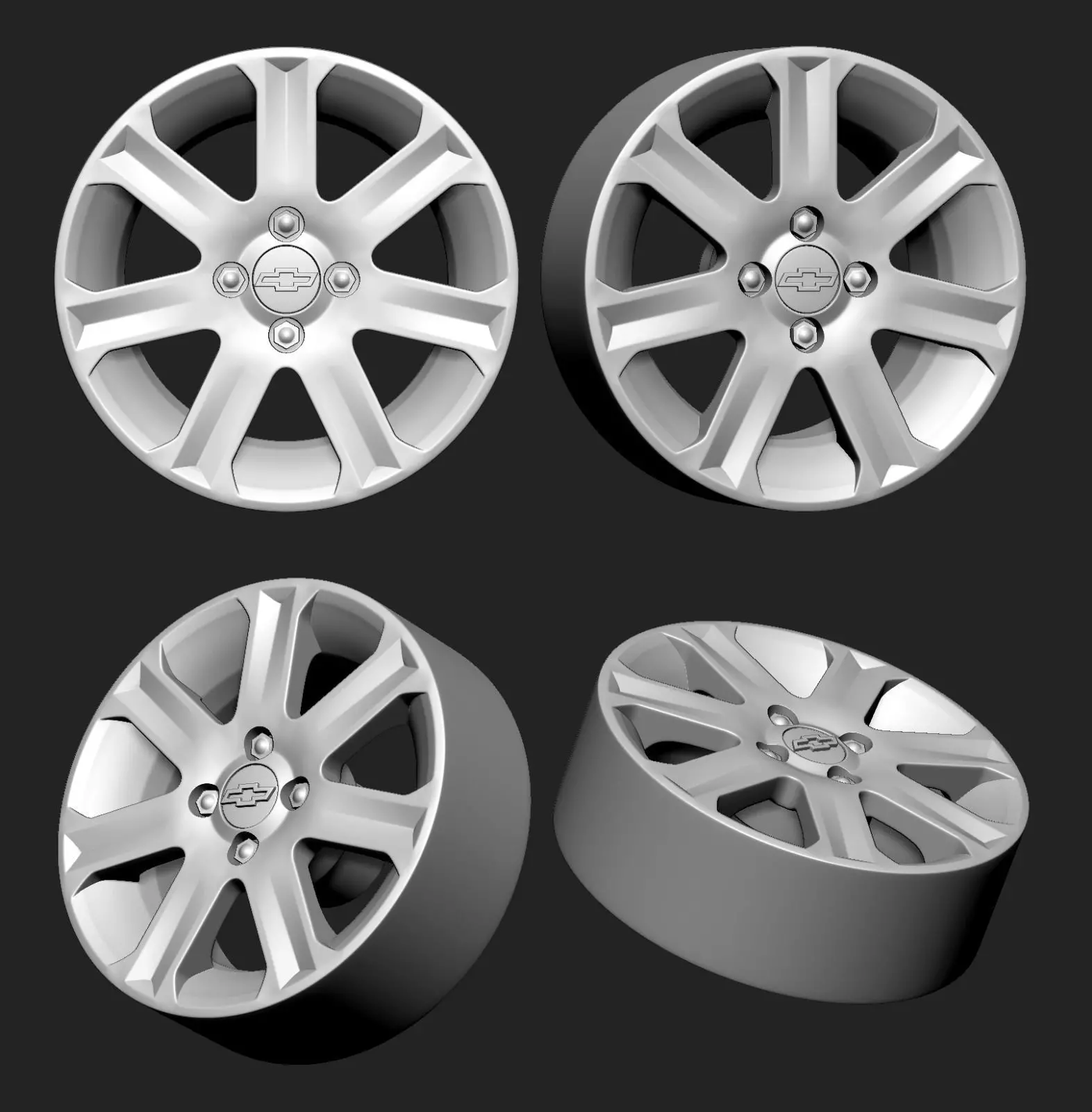 Wheels GM Chevrolet Vectra Elite 3D print model_0