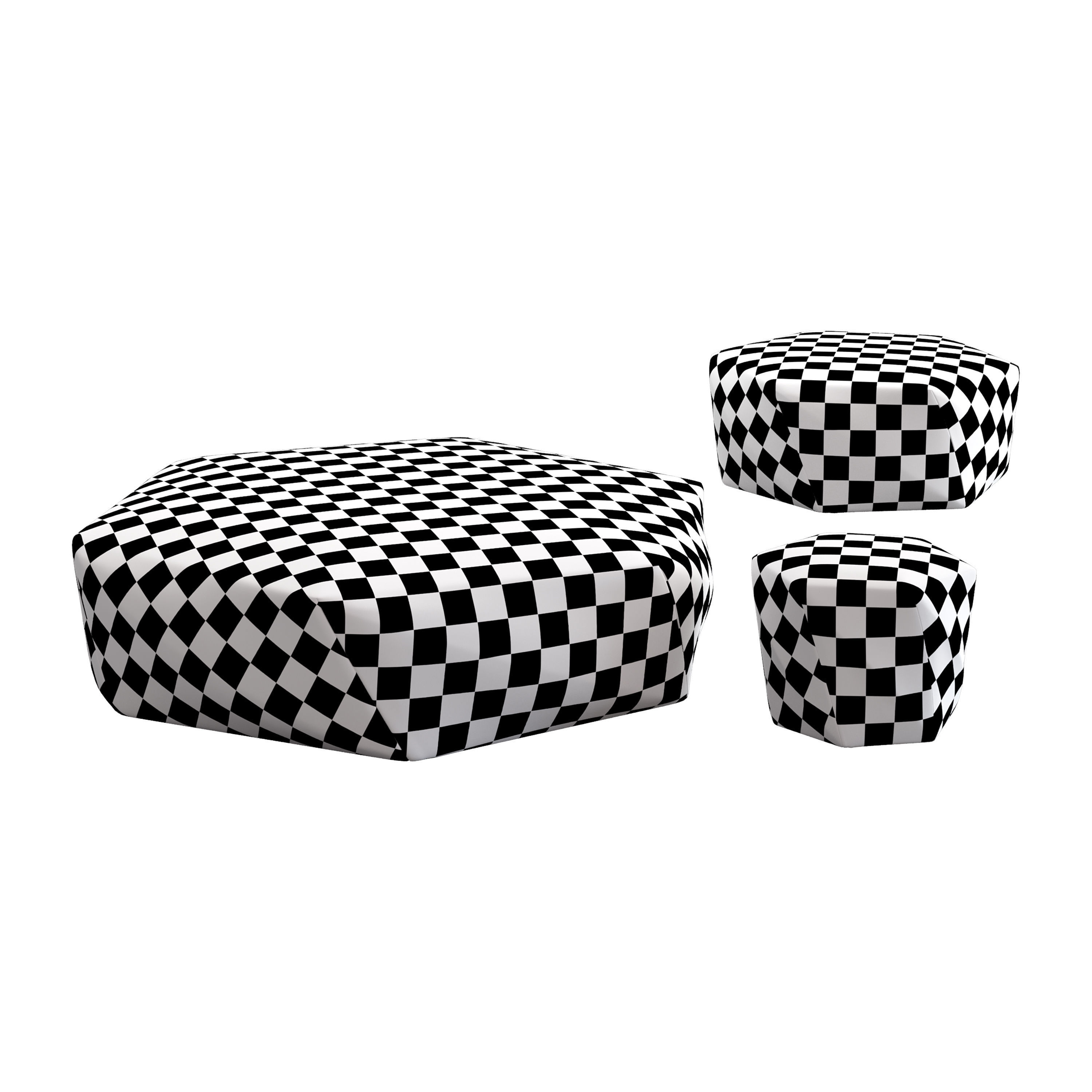 Brook pouf by MOROSO 3D model_4