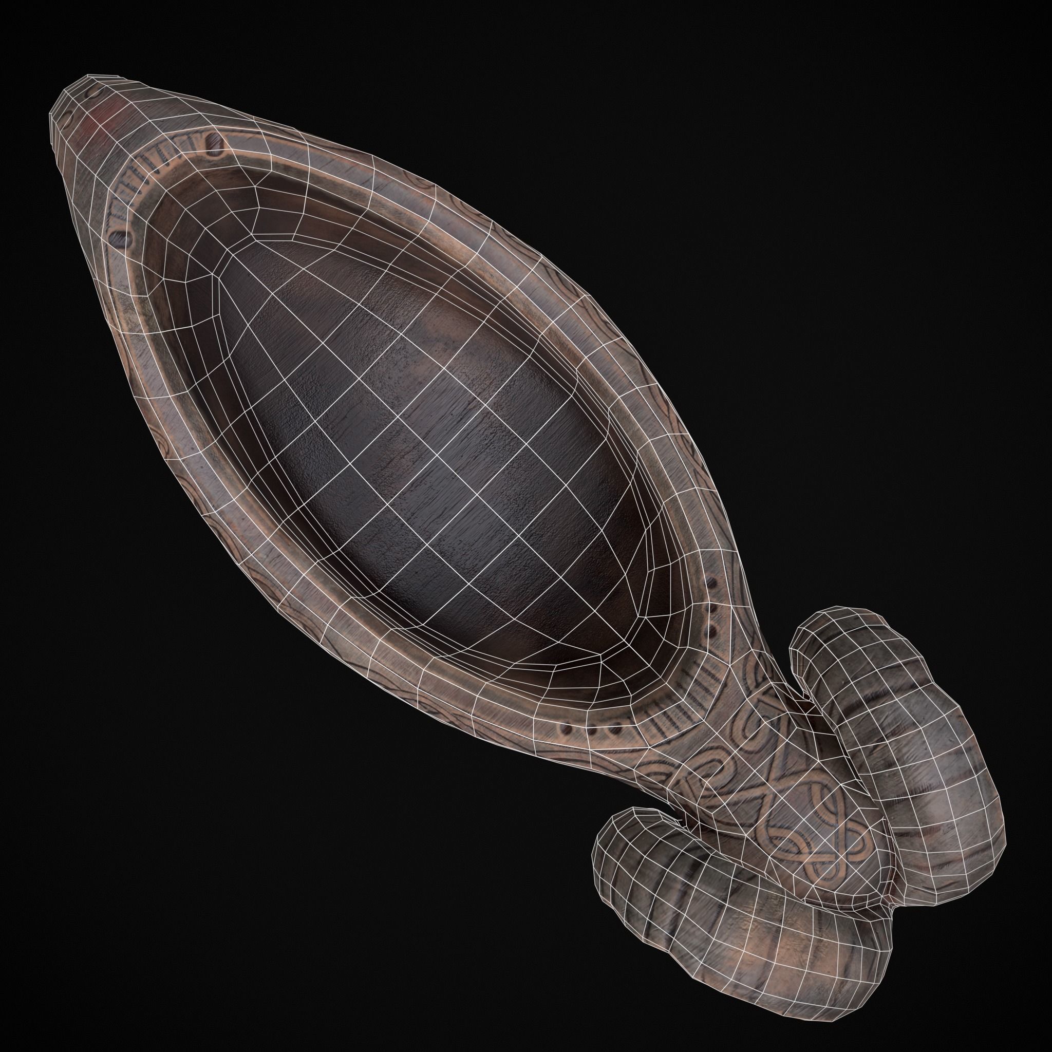 Ram Drinking Vessel Low-poly 3D model_21