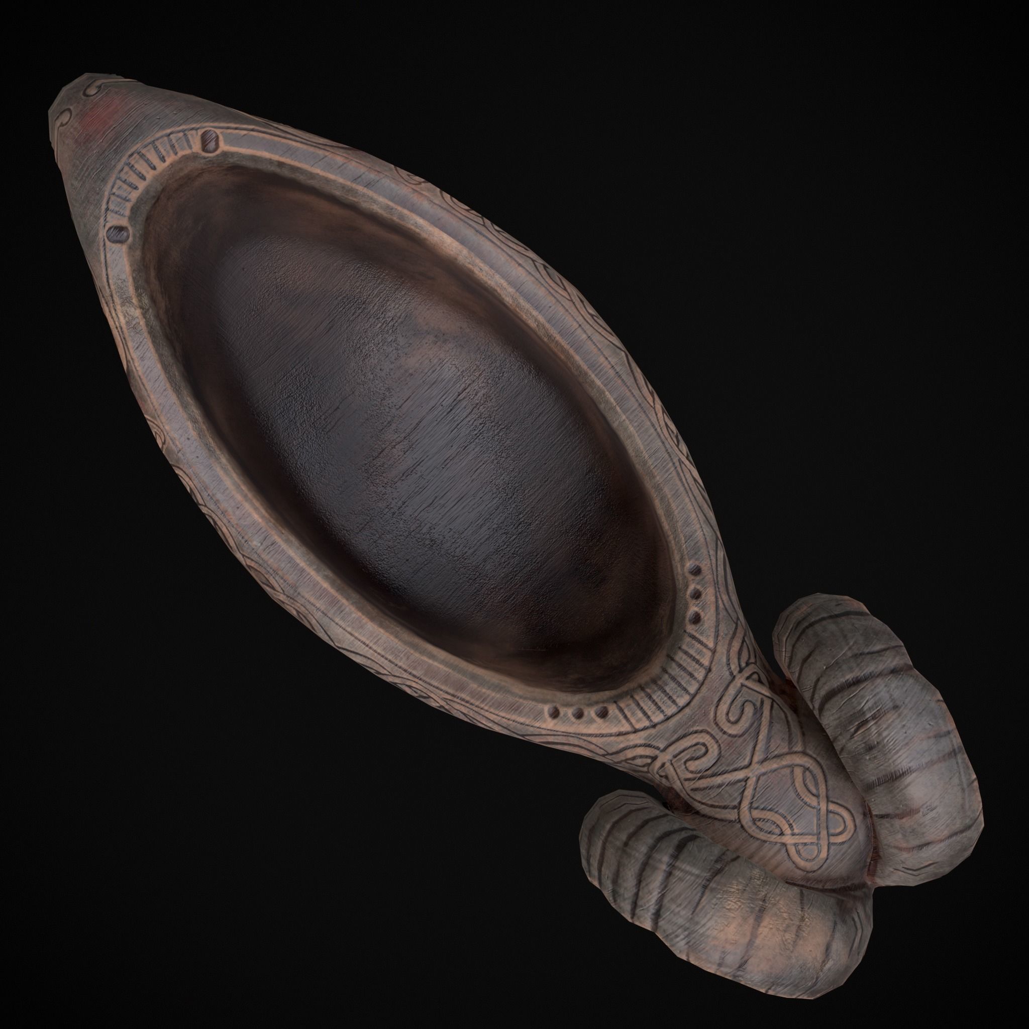 Ram Drinking Vessel Low-poly 3D model_20