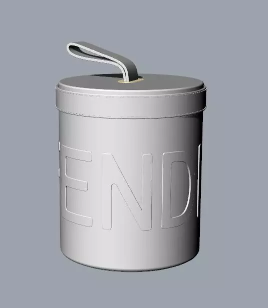 Fendi Roma Circular Box Free 3D model