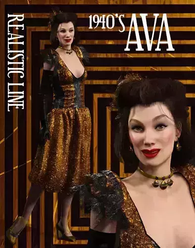 Films Noirs Collection 1 Serena Showgirl 3D model