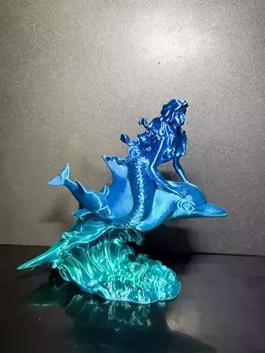 Dolphin Mermaid 3D print model