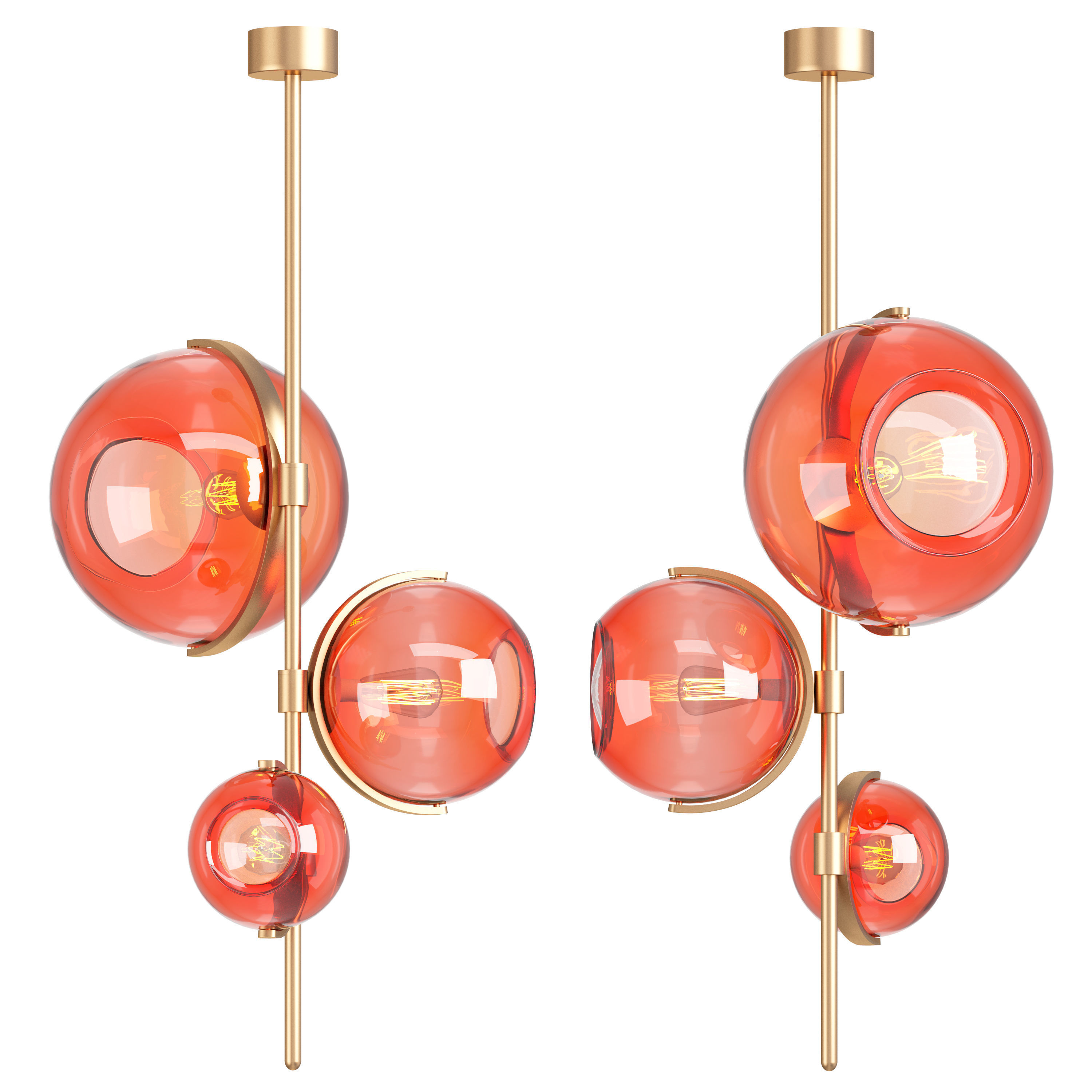 Holly Hunt - Another Day Hanging Light-LED7 3D model_1