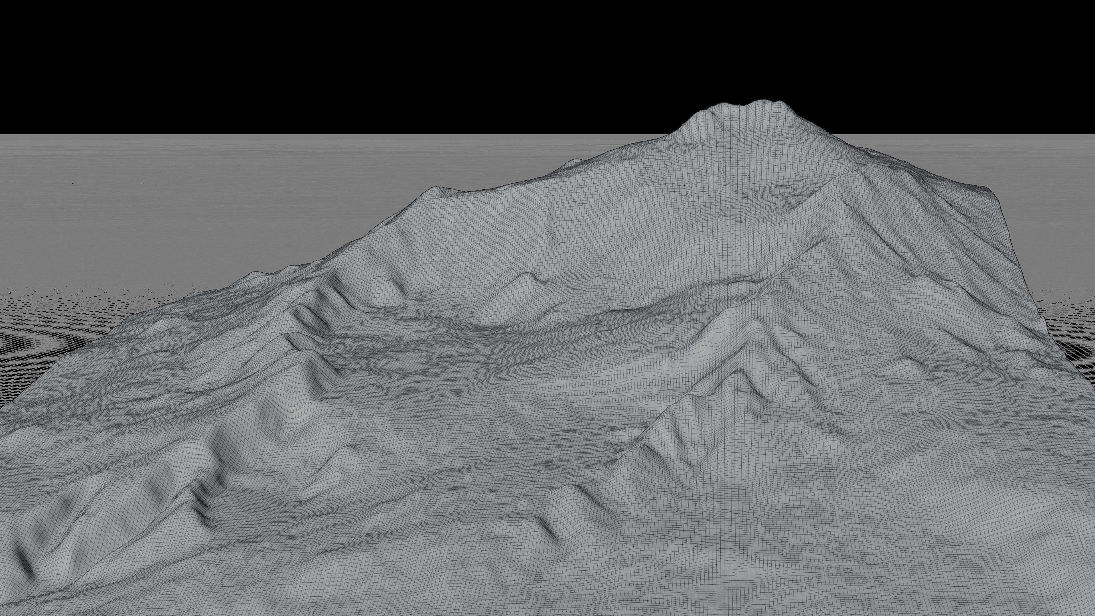Mount Etna 3d model terrain 3D model_1