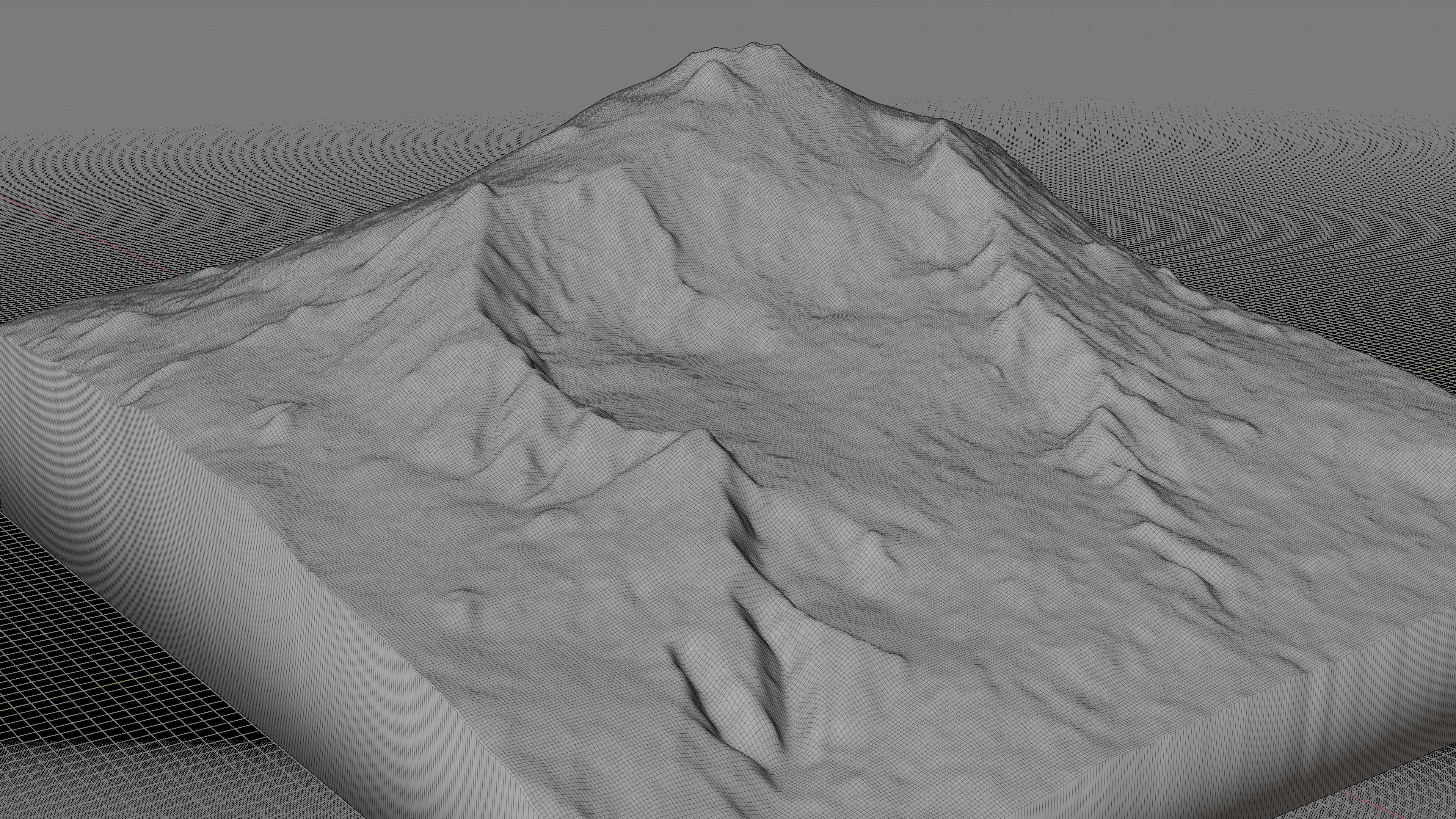 Mount Etna 3d model terrain 3D model_3