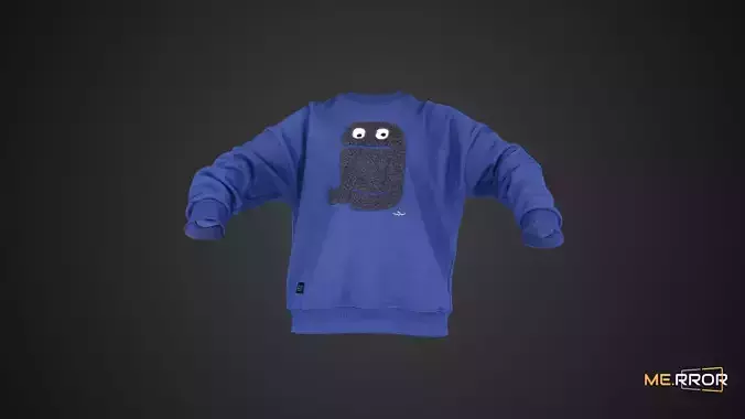 Blue Monster Sweatshirts