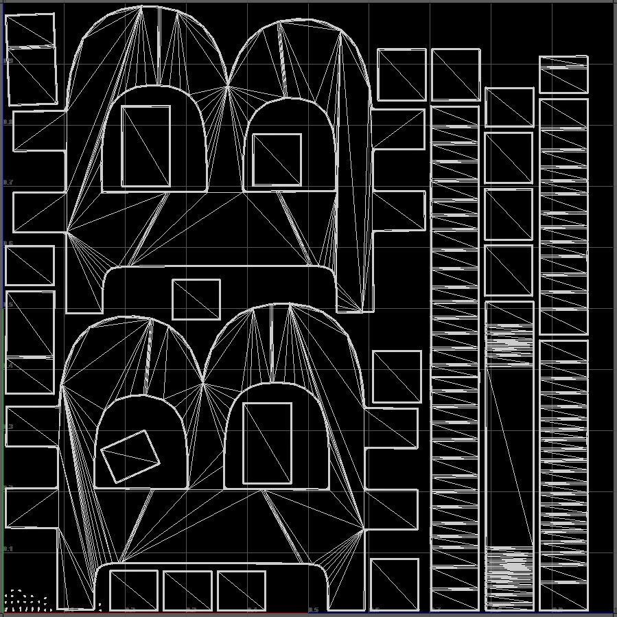 Bitcoin coin Low-poly 3D model_7